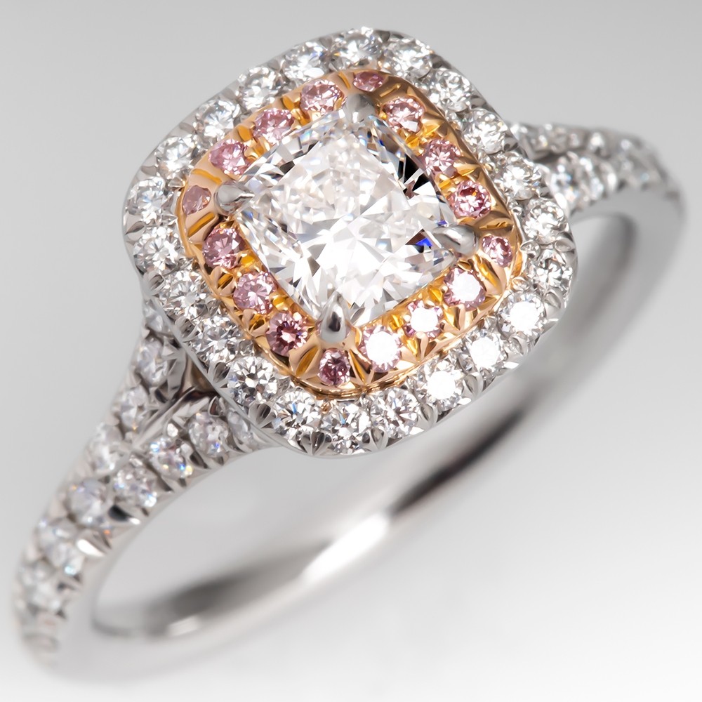 Layla Diamond Engagement Ring, Halo, 2.5 Carat, Platinum – Best Brilliance