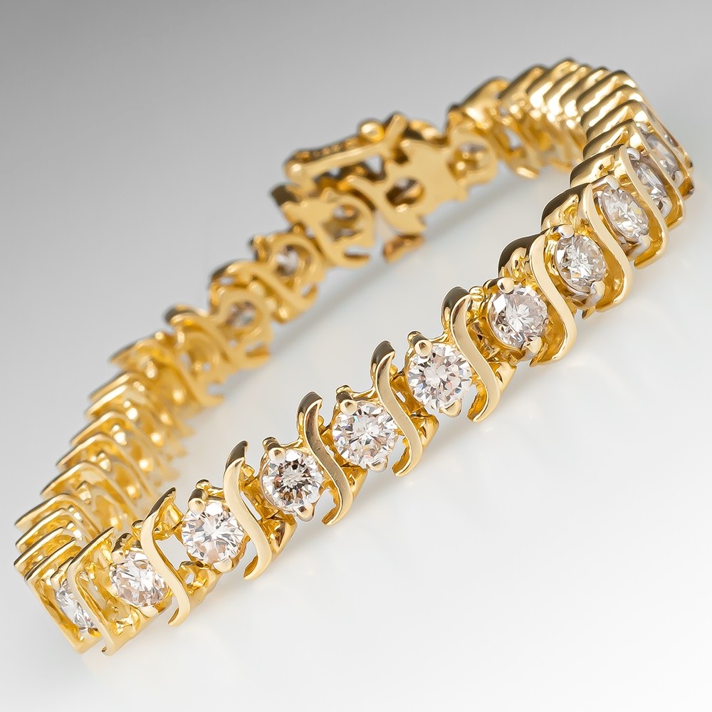 2 carat Diamond Tennis Bracelet 18 White Gold – Aristides Fine Jewels