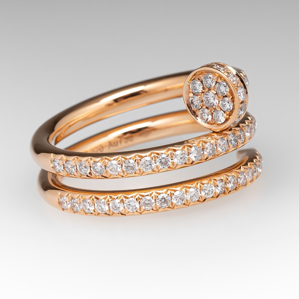 CRN4748600 - Juste un Clou ring - Rose gold, diamonds - Cartier