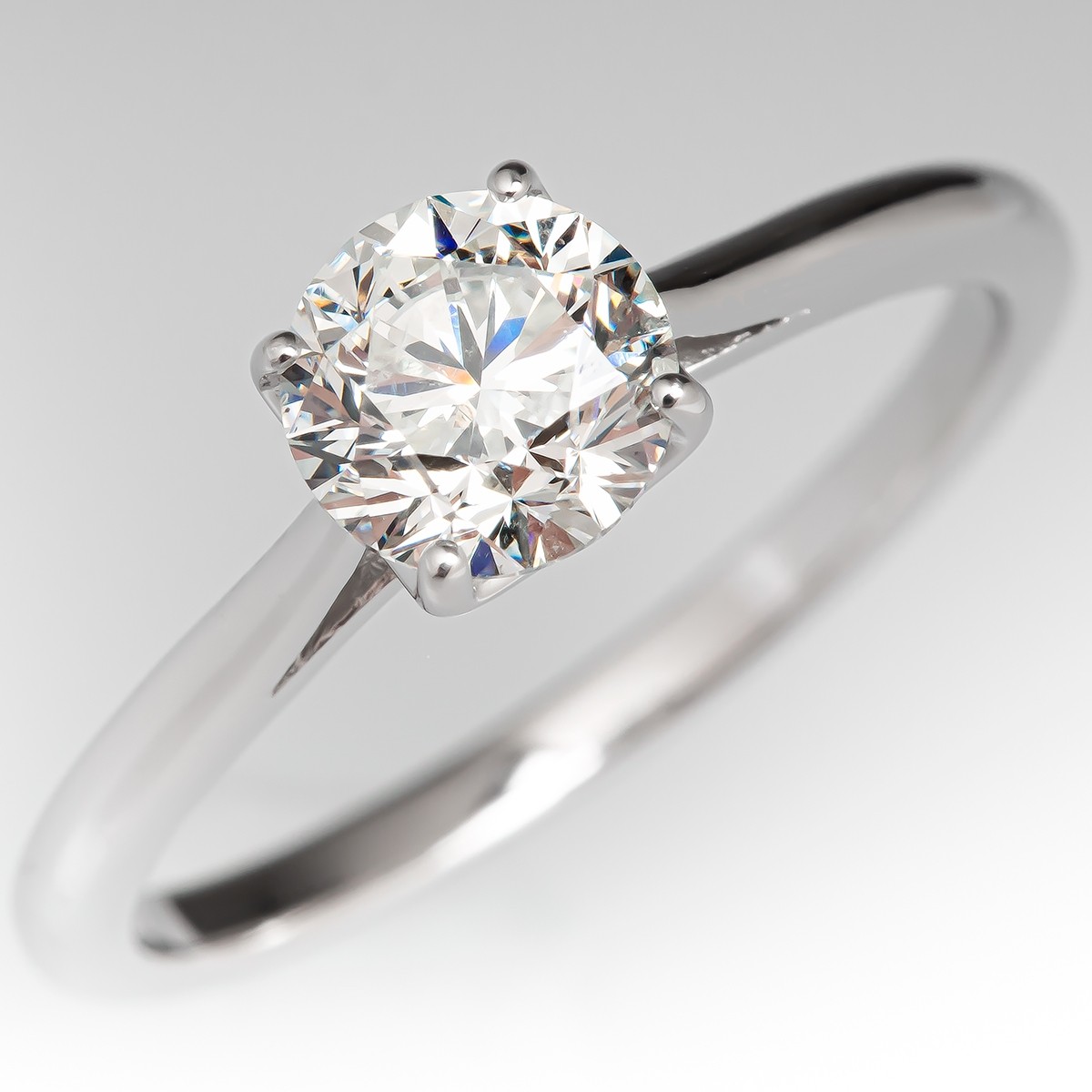 3.0CT Delicate Round cut Halo diamond Snowflake Engagement Ring
