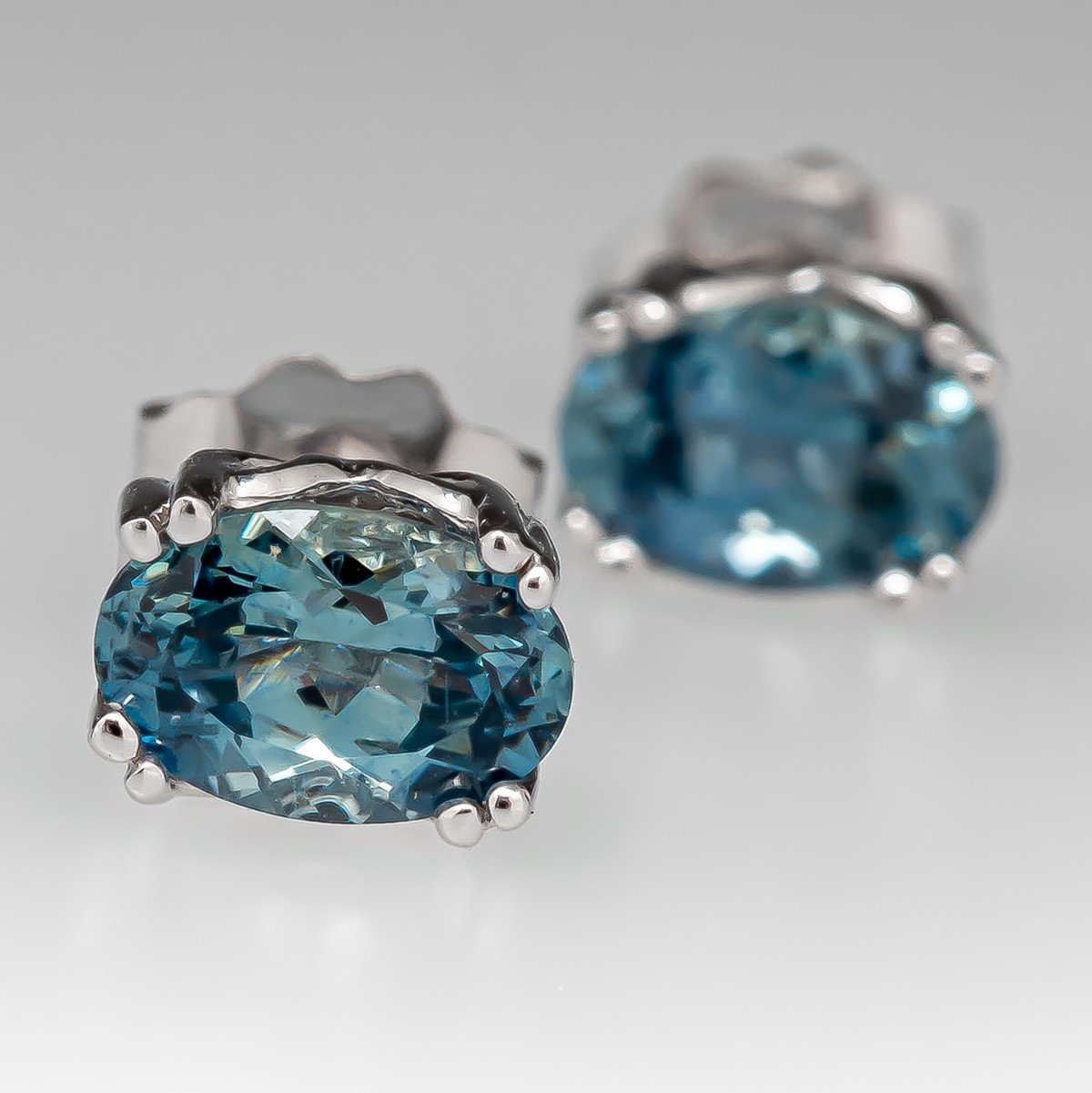 Blue Sapphire Stud Earrings | Ivy Rhode