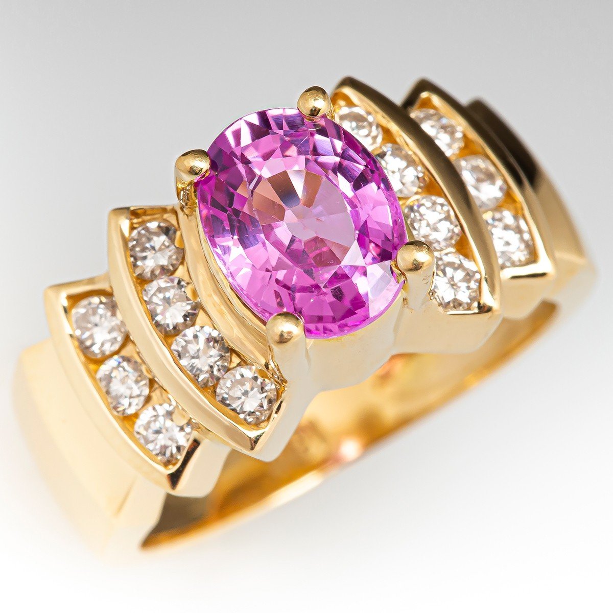 LV Diamonds Pavé V Ring, Pink Gold - Jewelry - Categories