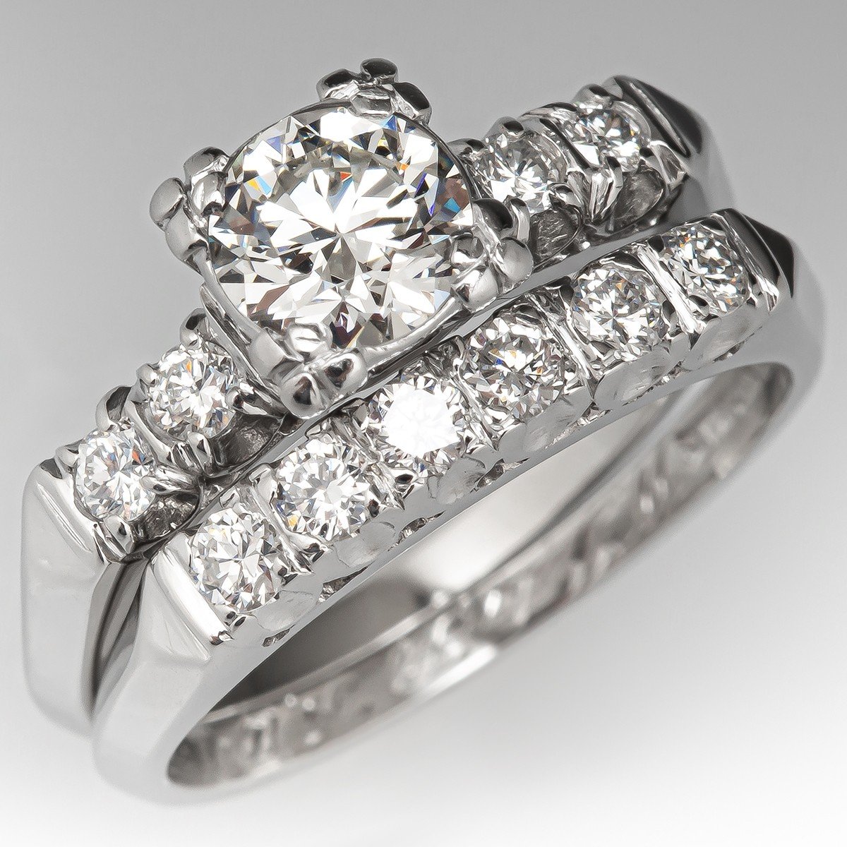 Vintage Alexandrite Engagement Ring Set Rose Gold Kite Ring Unique Marquise  Opal Rings Art Deco Moonstone Bridal Set Antique Wedding Ring - Etsy