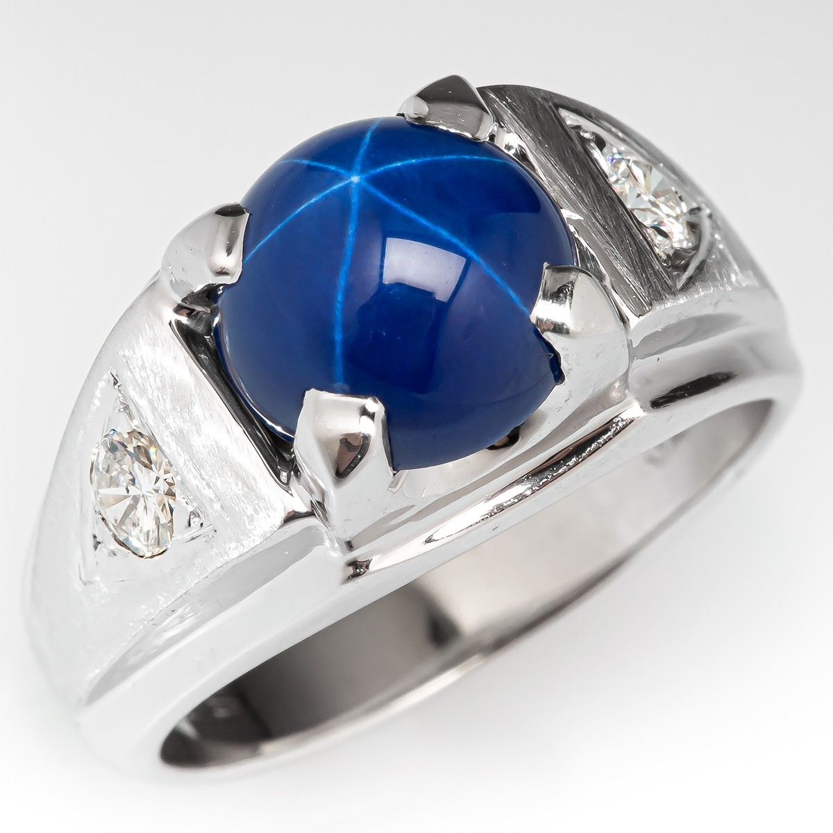 Tiny Blue Sapphire Solitaire Ring – Studio Cosette