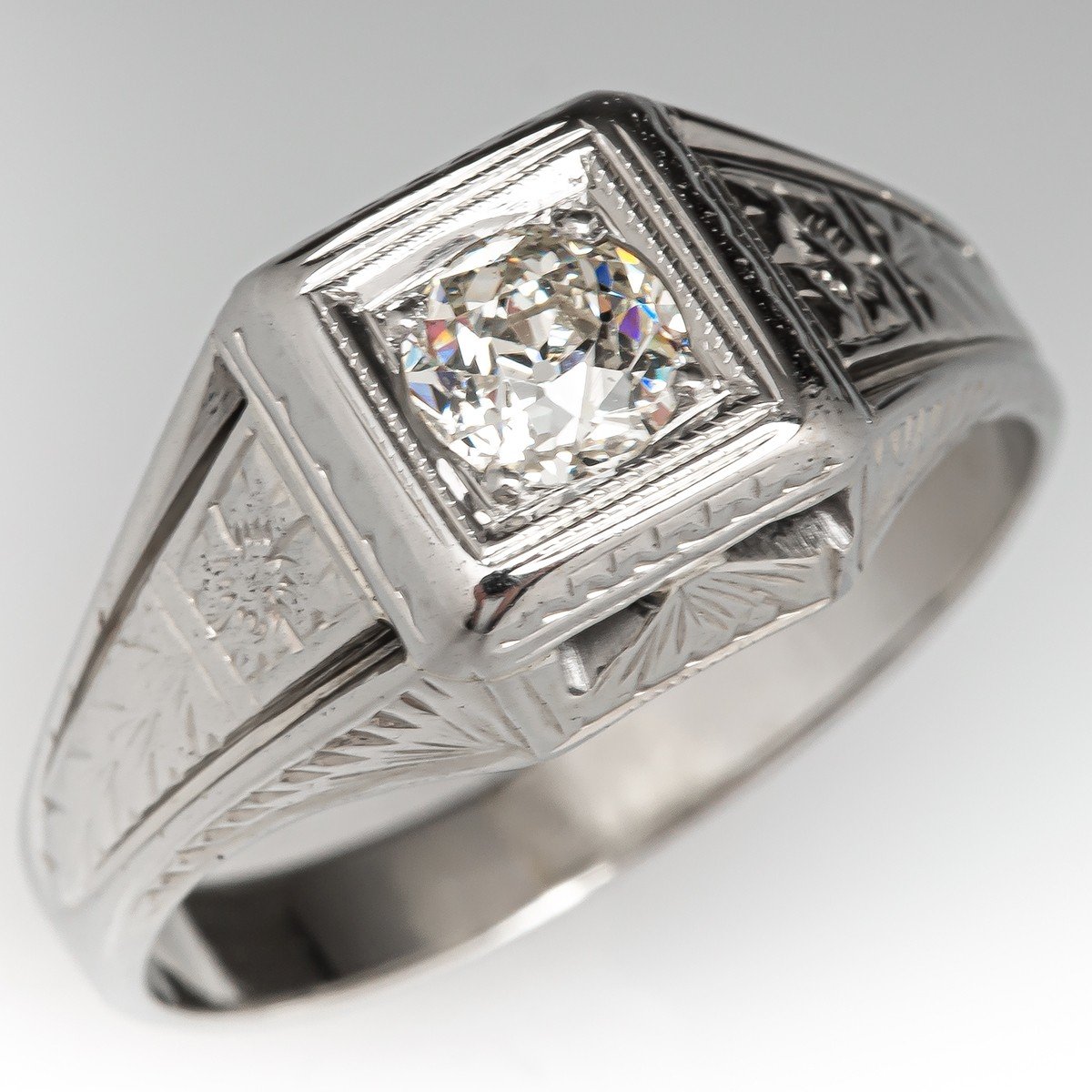 Stunning Vintage 18ct gold five stone diamond ring 1.62ct + Valuation –  Vintage Jewel Box