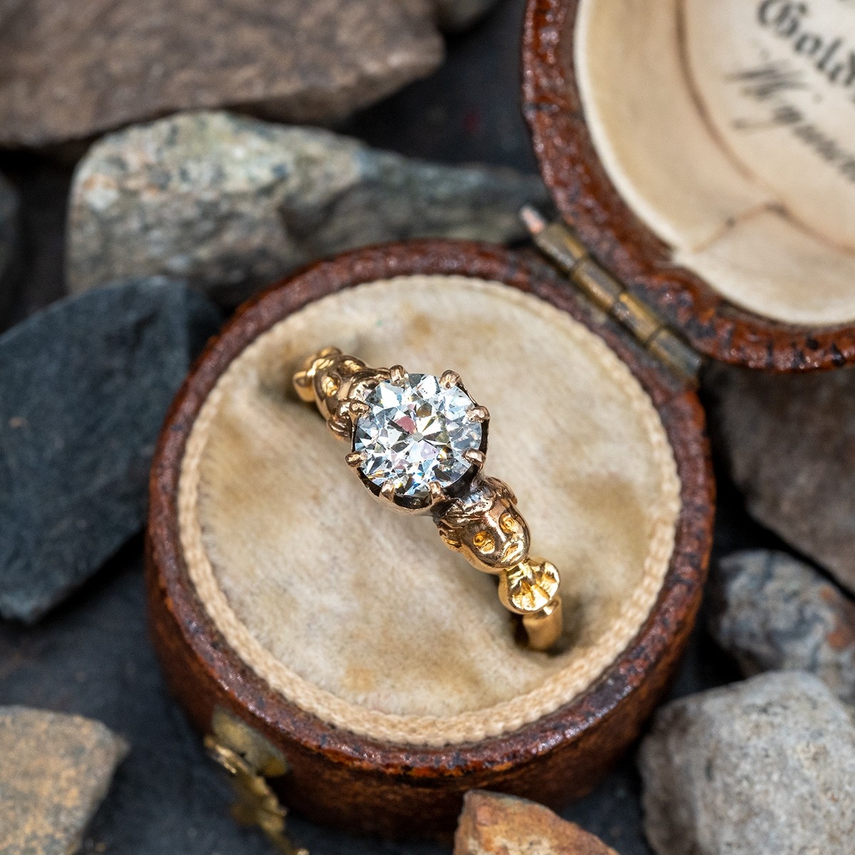 Utterly Beautiful Engagement Rings You'll Want To Own : Art Nouveau Era  Blends Victorian Era