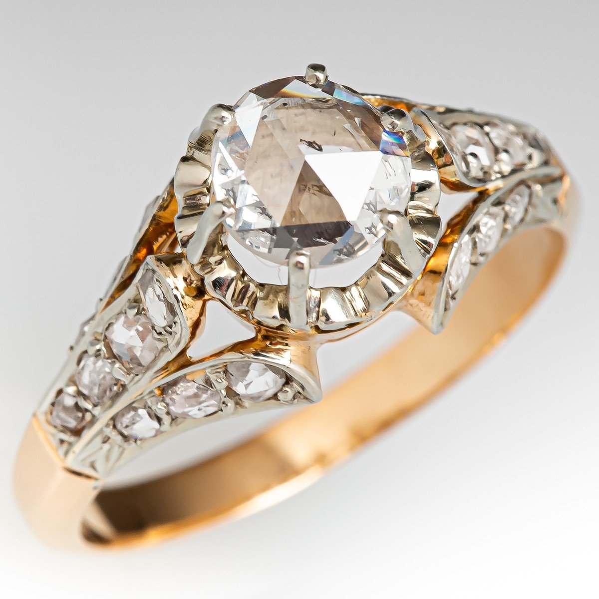 Rose Cut Diamond Engagement Ring – www.igorman.com