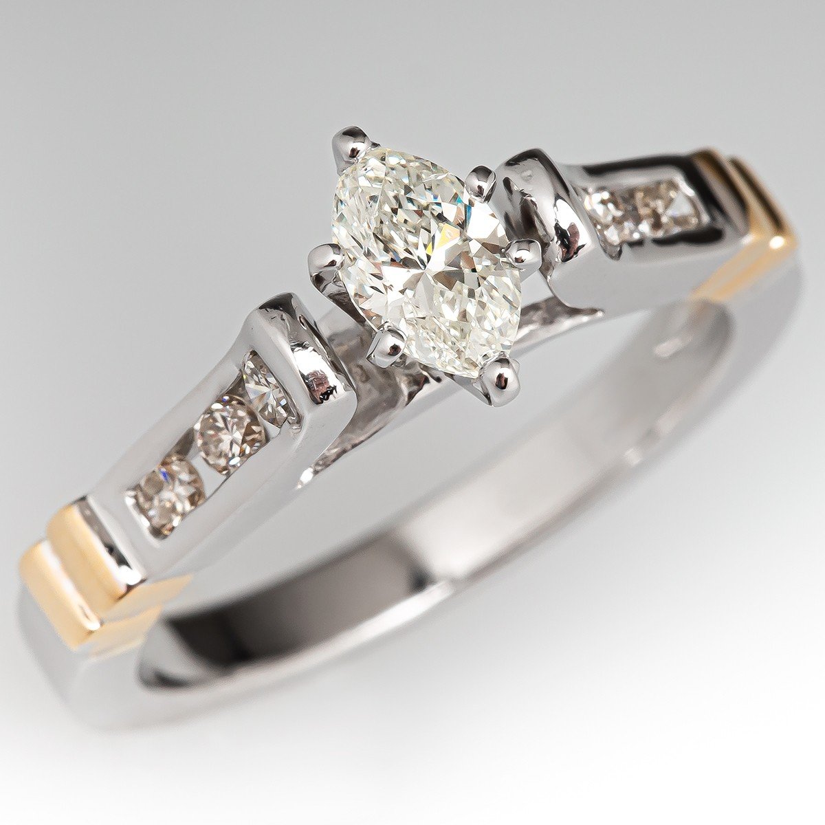 Two Tone Engagement Rings – Experience Timeless Allure | With Clarity