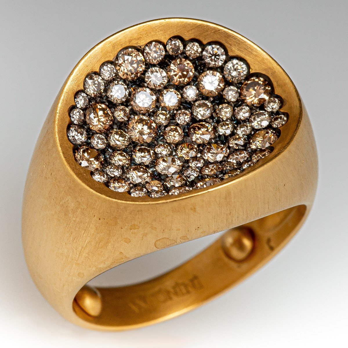 Dazzling Italian Diamond Cluster Earrings – Gem Set Love