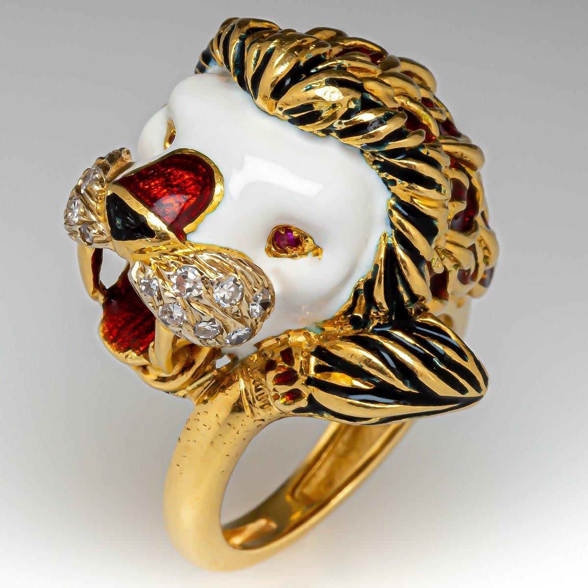 lion Head Mens's ring Size 10 | eBay