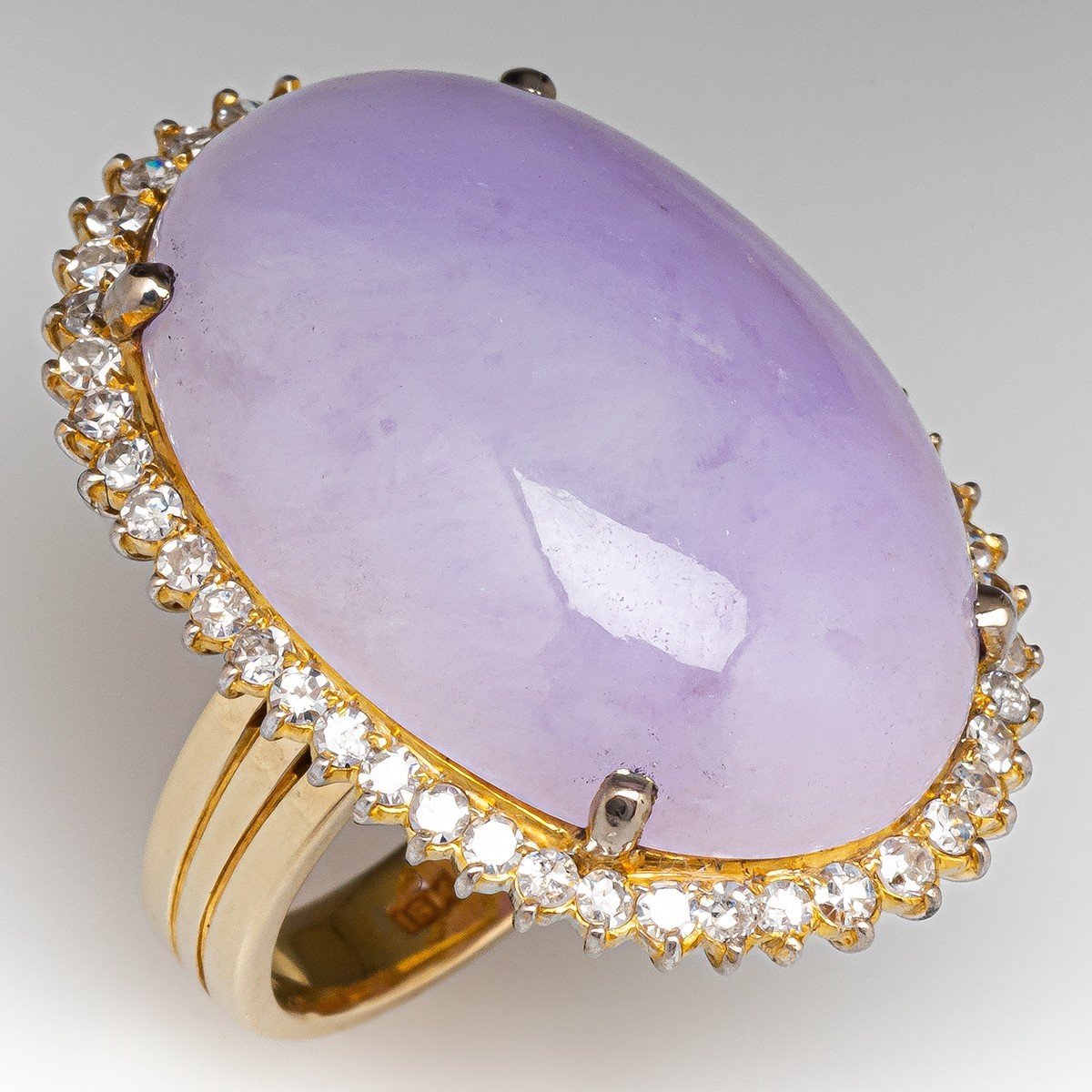 Inlaid Natural Purple Water Drop Shaped Stone Open Ring - Temu