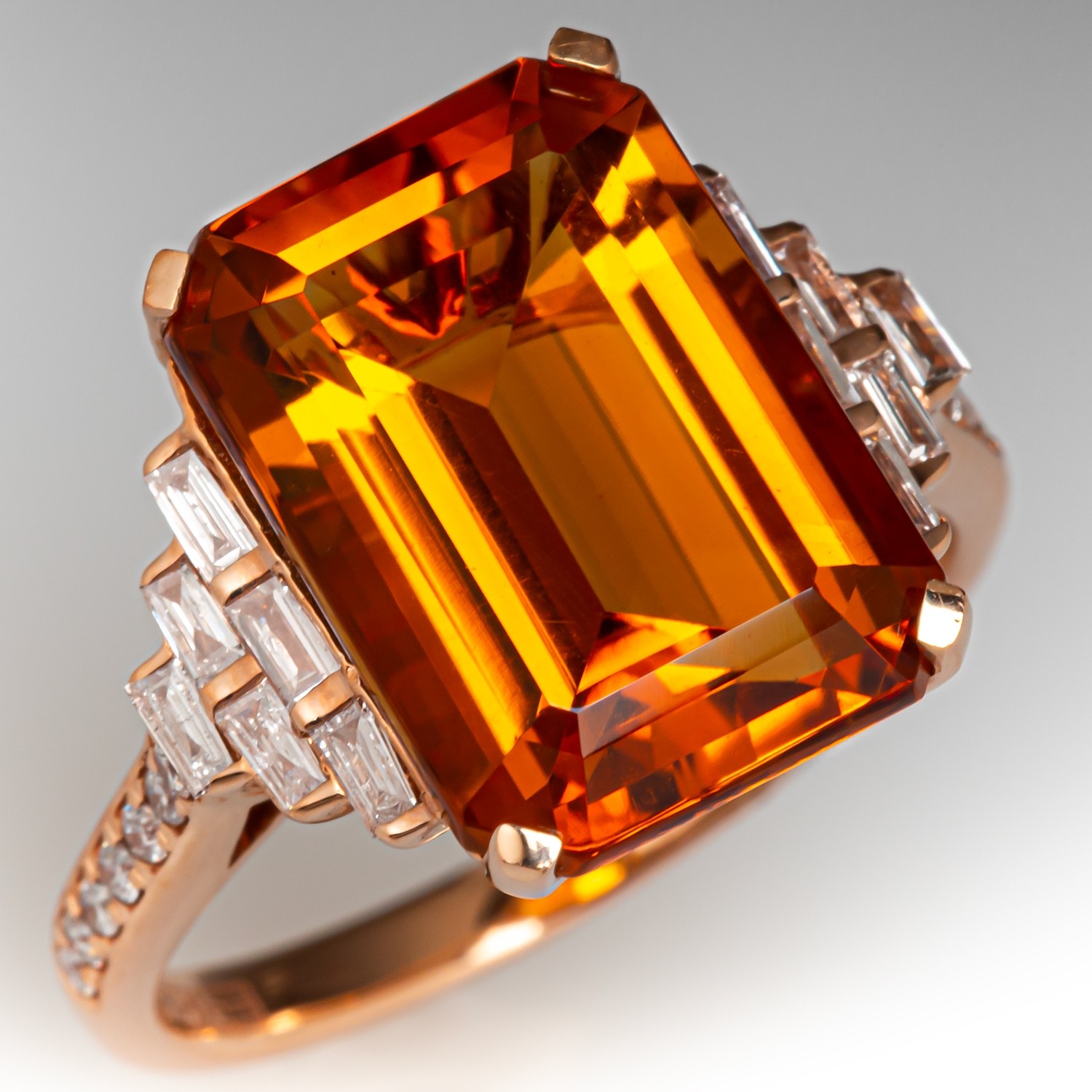 Effy Men's 14K Rose Gold Cognac and White Diamond Ring, 0.49 TCW –  effyjewelry.com