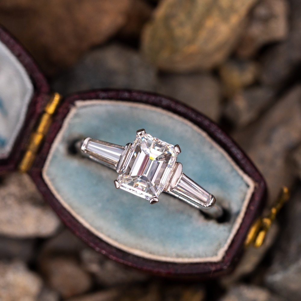 Evy 7ct Emerald Cut Internally Flawless Diamond Ring | Nekta New York
