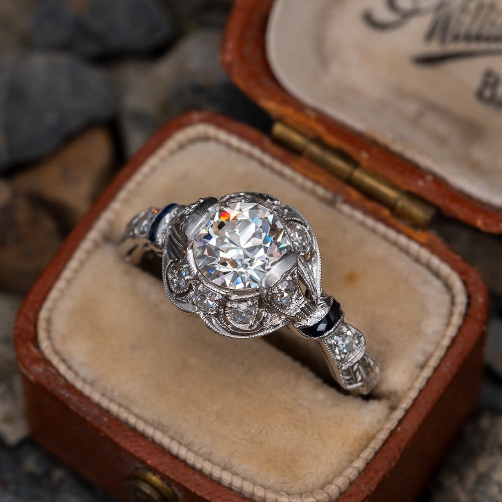 Tiffany & Co. Diamond Engagement Ring in Platinum I VS1 1.13CT