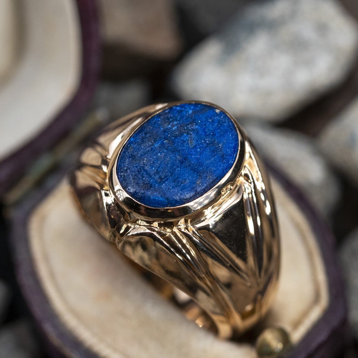 Lapis Lazuli Mens Ring 925 Sterling Silver Extraordinary Turkish Artisan  Jewelry | eBay