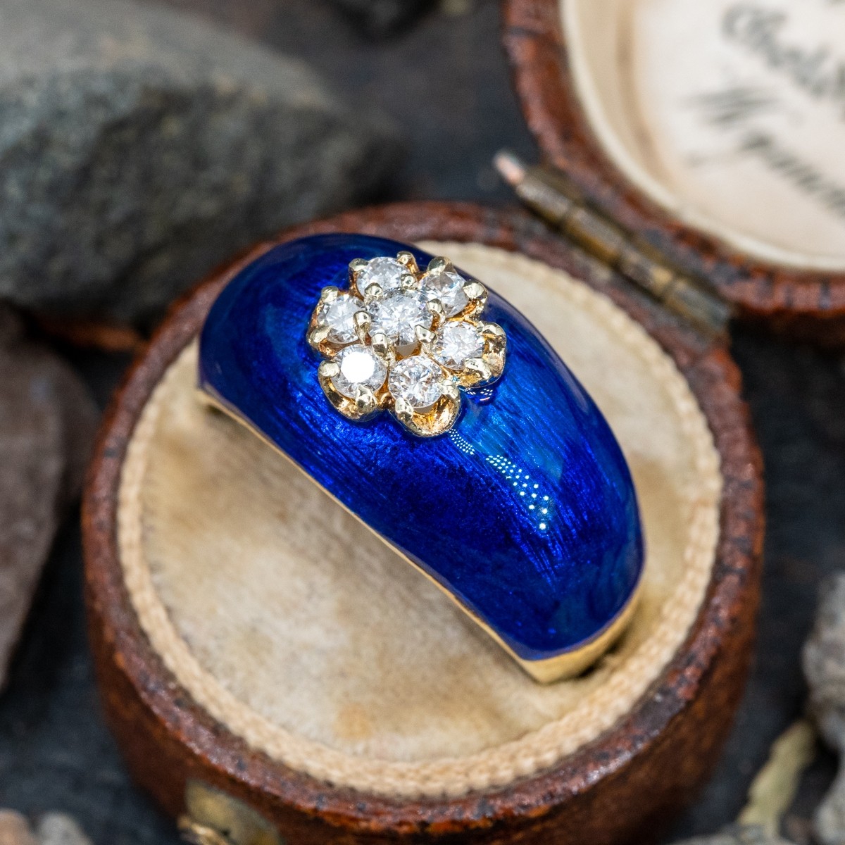 Zariin Gold Heirloom Dipped Vintage Queen Open Ring