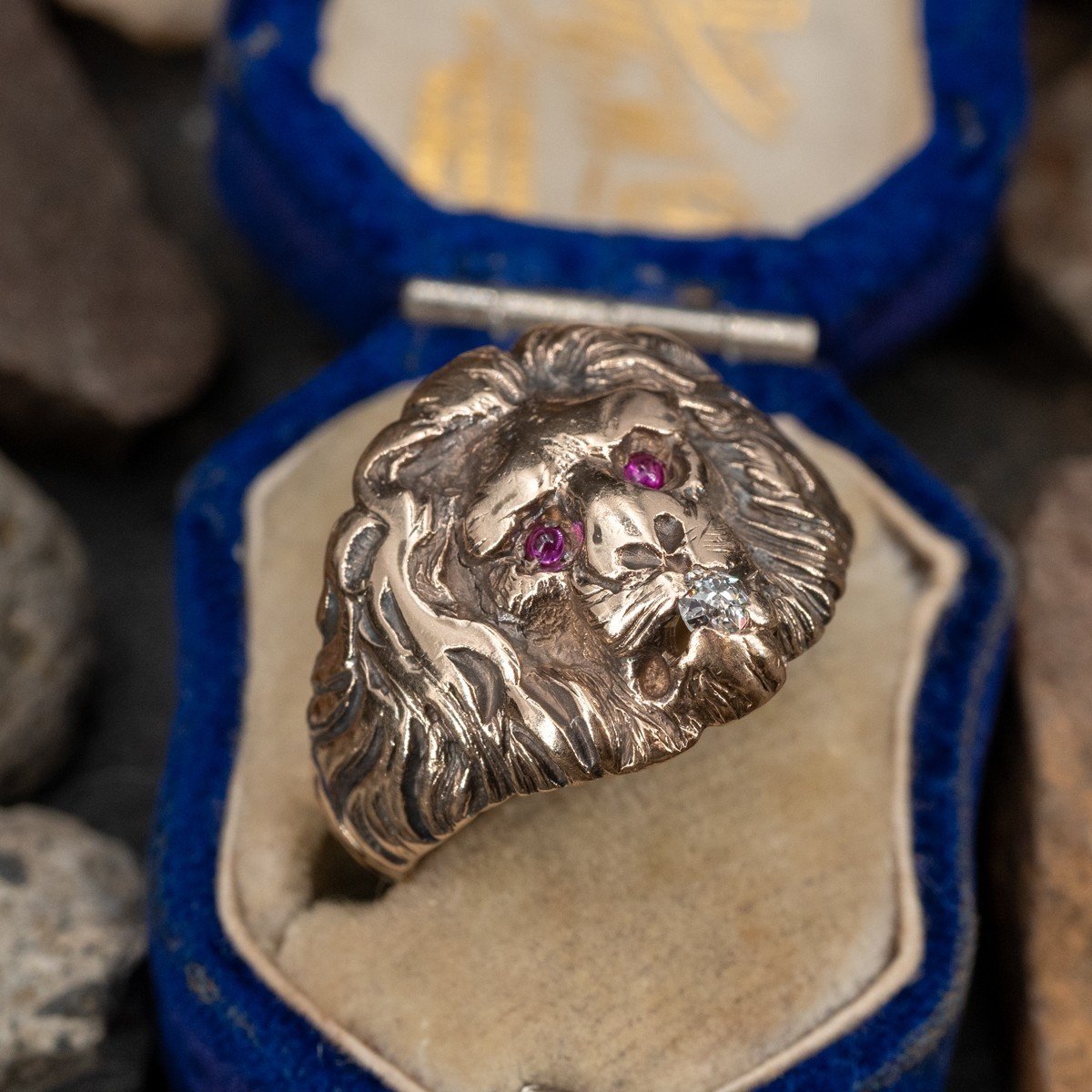 Midcentury Lion Ring — Isadoras Antique Jewelry