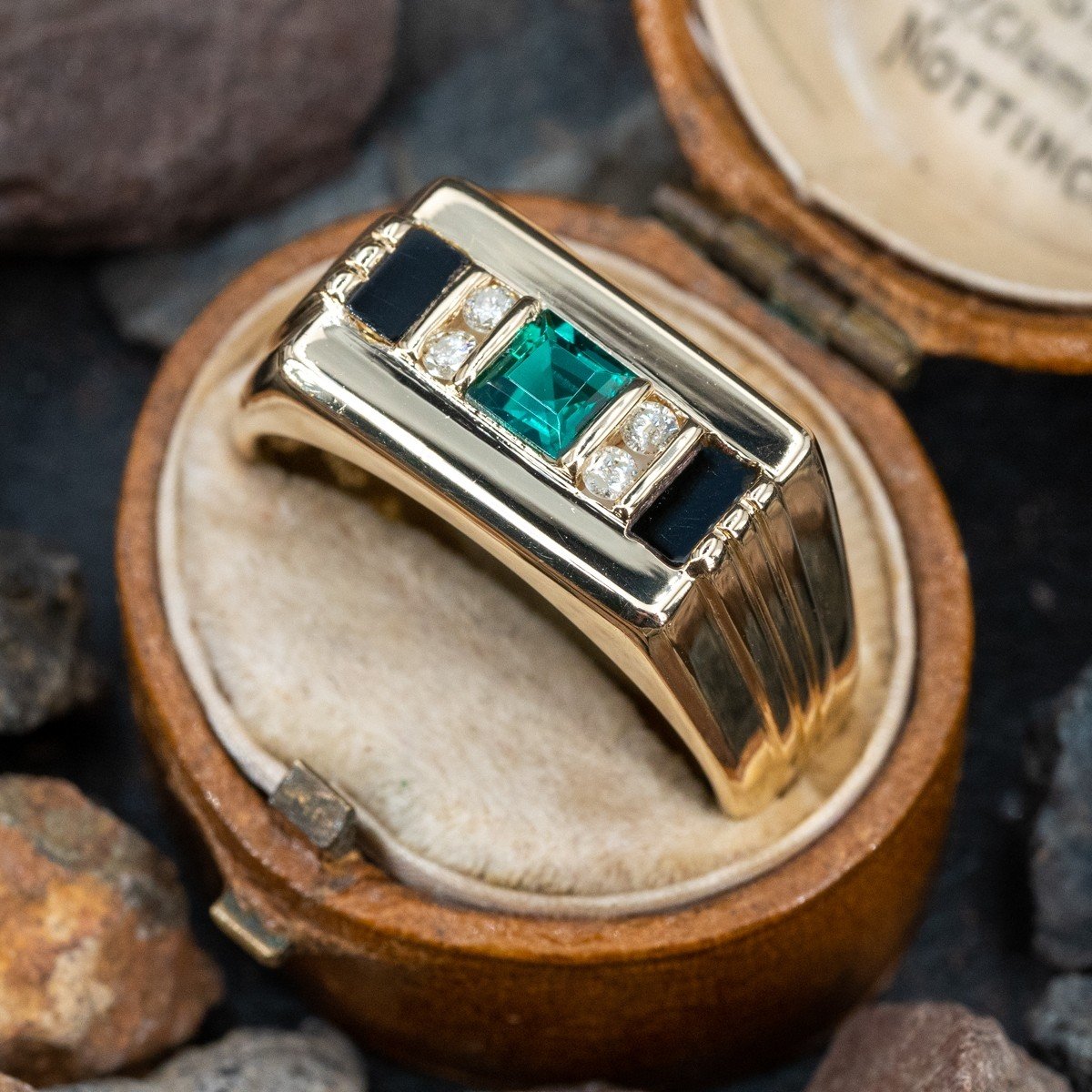 Buy Men's Emerald Ring, Emerald Signet Ring, 925 Silver Men's Wedding Ring,  Men Surprised Ring, Fathers Day Gift ,statement Ring for Men's Online in  India - Etsy