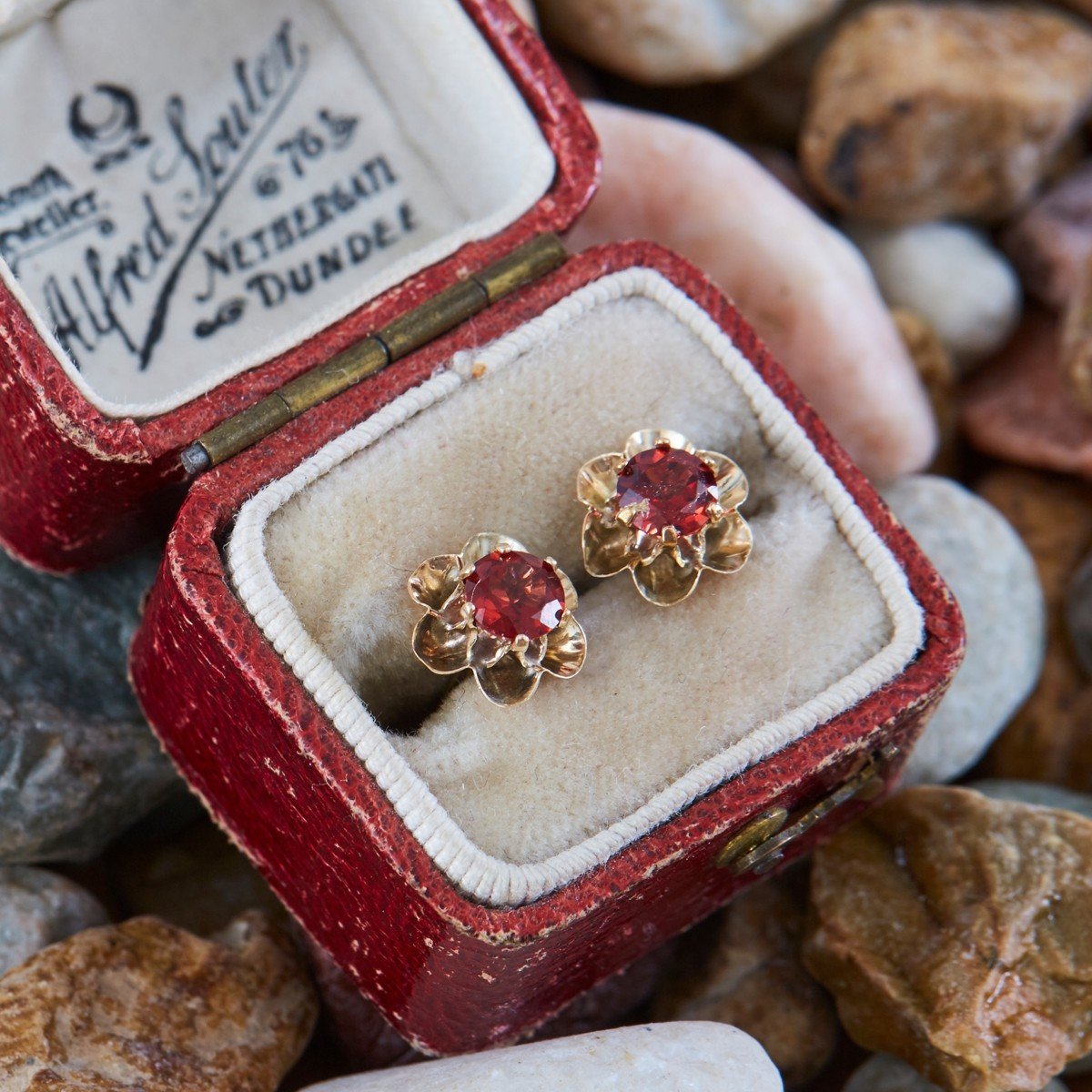 EraGem Antique Diamonds in 6-Prong Stud Earrings