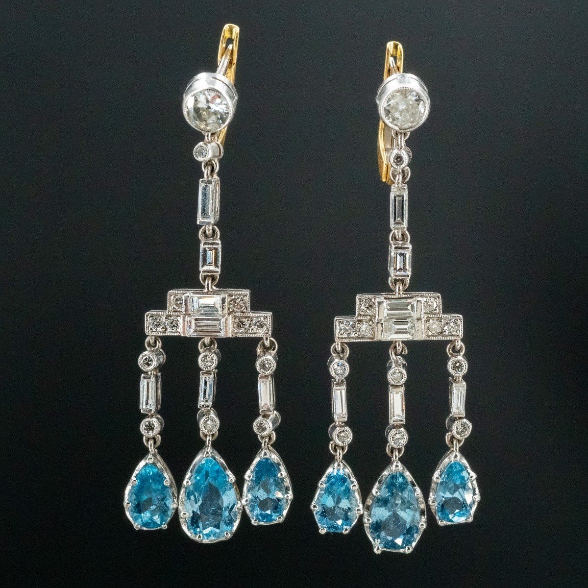 Women's aquamarine on sterling silver earrings – Deep Sea Gypsy