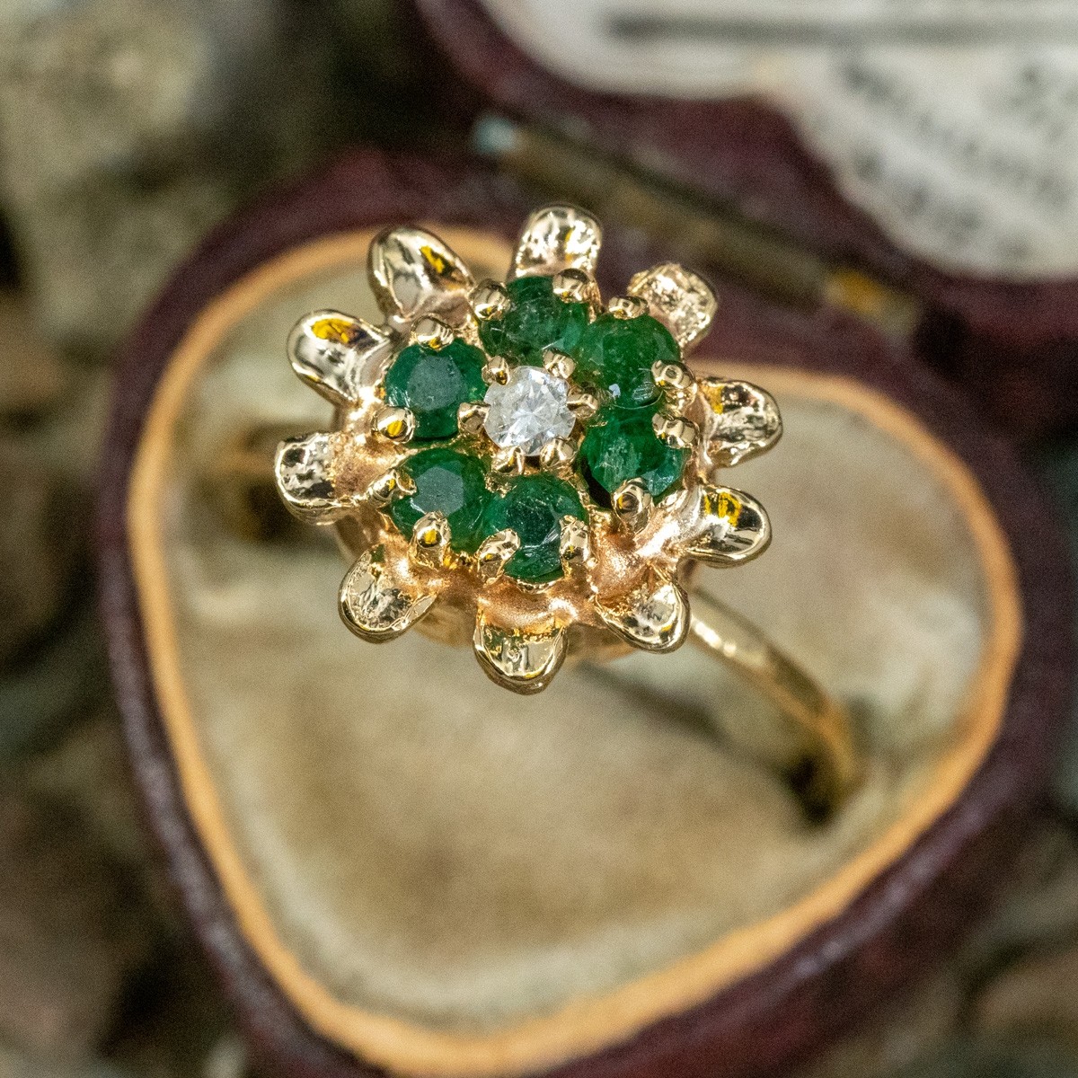 Jewel of the Week - Antique Emerald and Diamond Ring! | PriceScope
