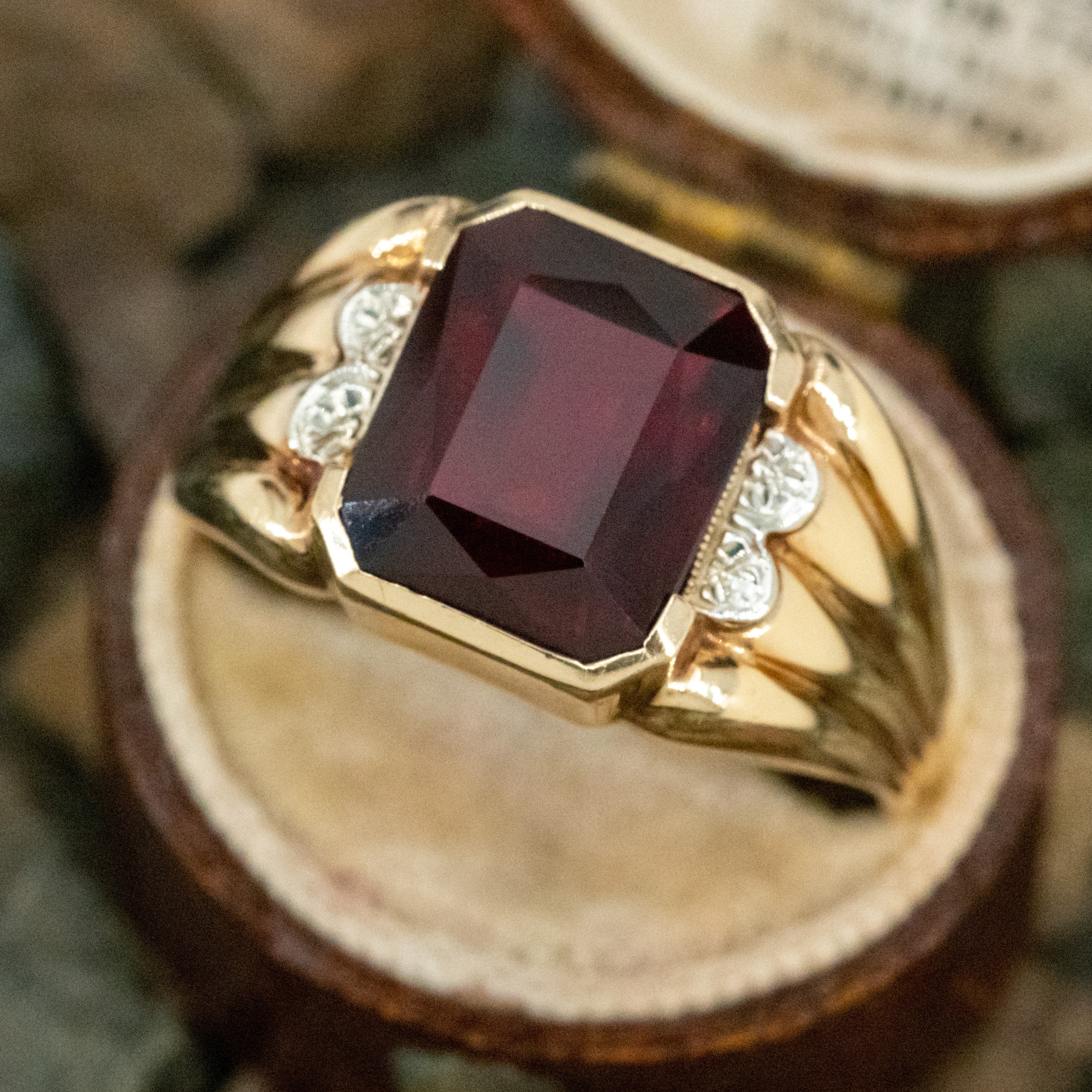 Ruby (Oldburma) Gold Ring (Design A4) | GemPundit