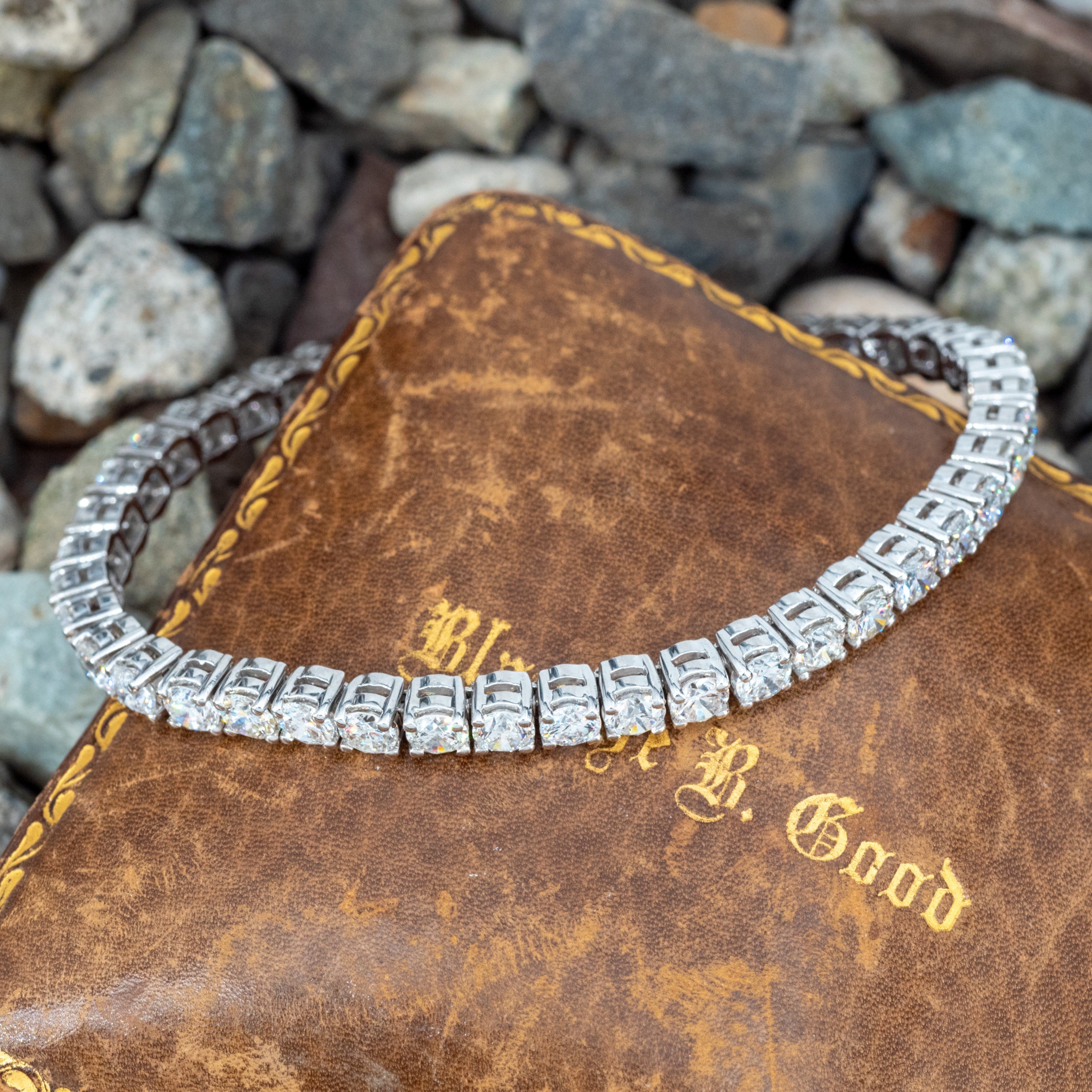 Dainty 2 Diamond Tennis Bracelet – Nicole Rose Fine Jewelry