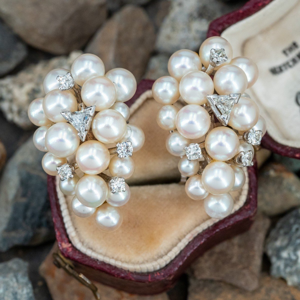 Flipkart.com - Buy G-MTIN Style Rose Gold Flower Pearl Stud Earrings Pearl  Metal Earring Set Online at Best Prices in India