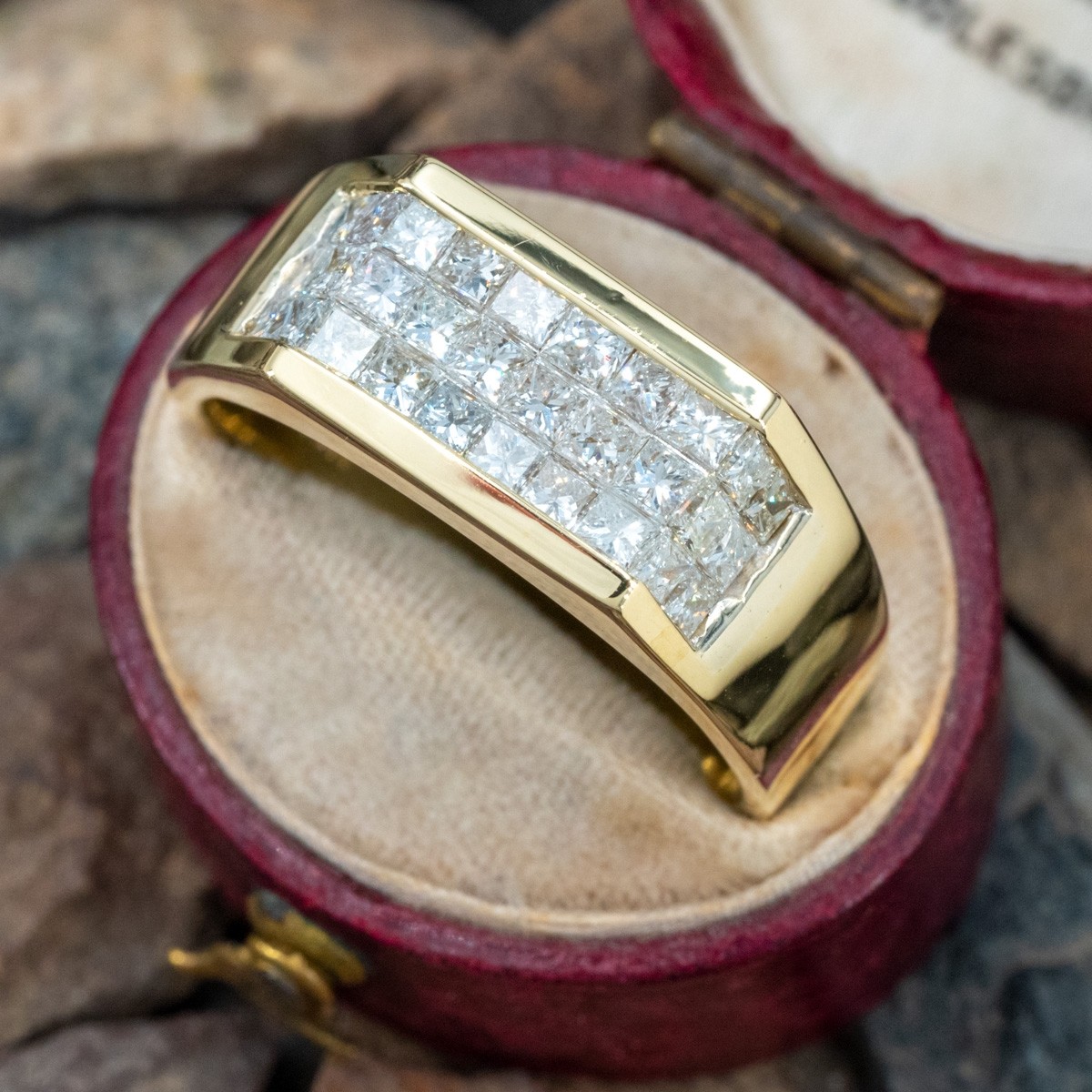 Gucci Flora 18K Yellow Gold Diamond Filigree Ring - Historic Shop