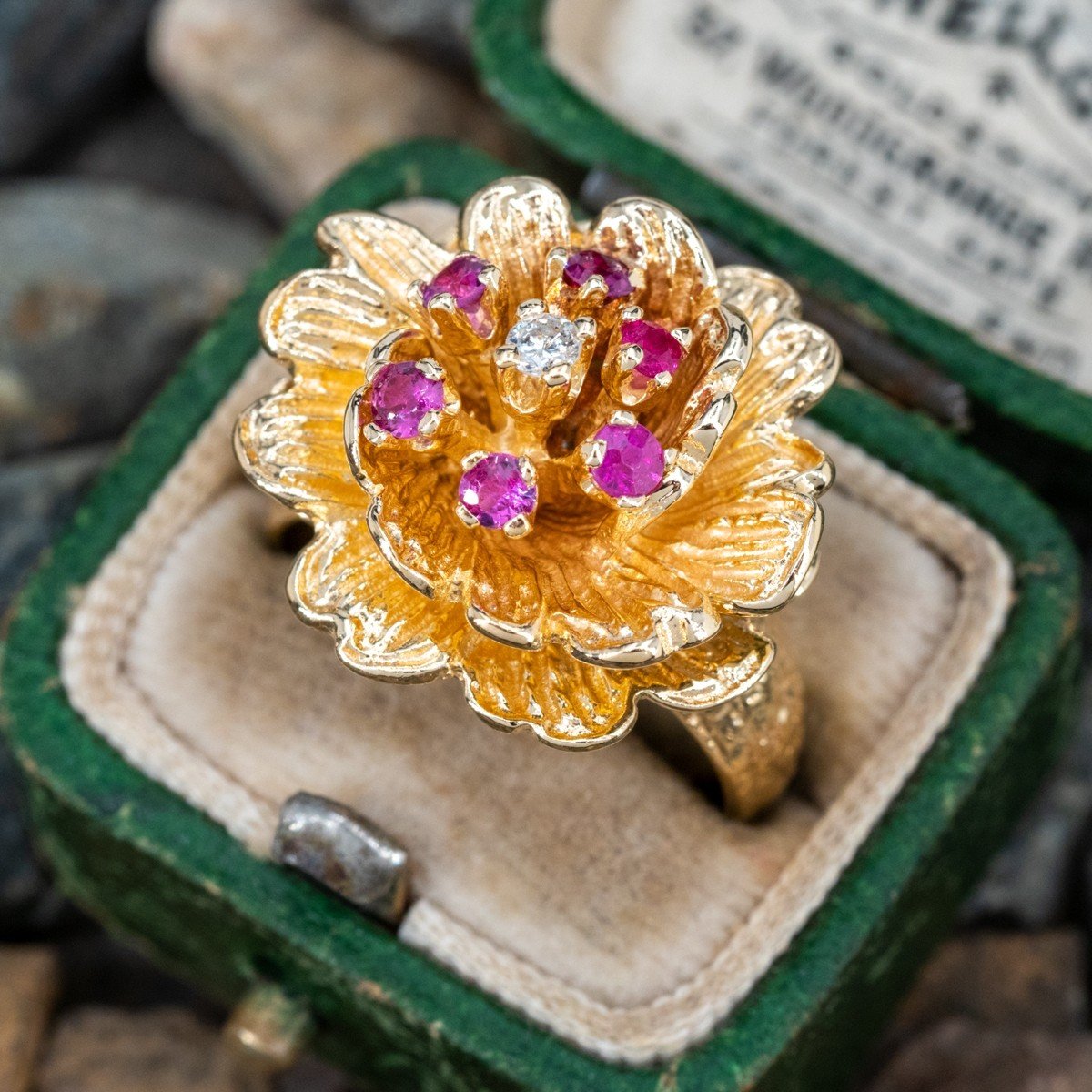 Buy Gold Flower Ring Designs Online in India | Candere by Kalyan Jewellers
