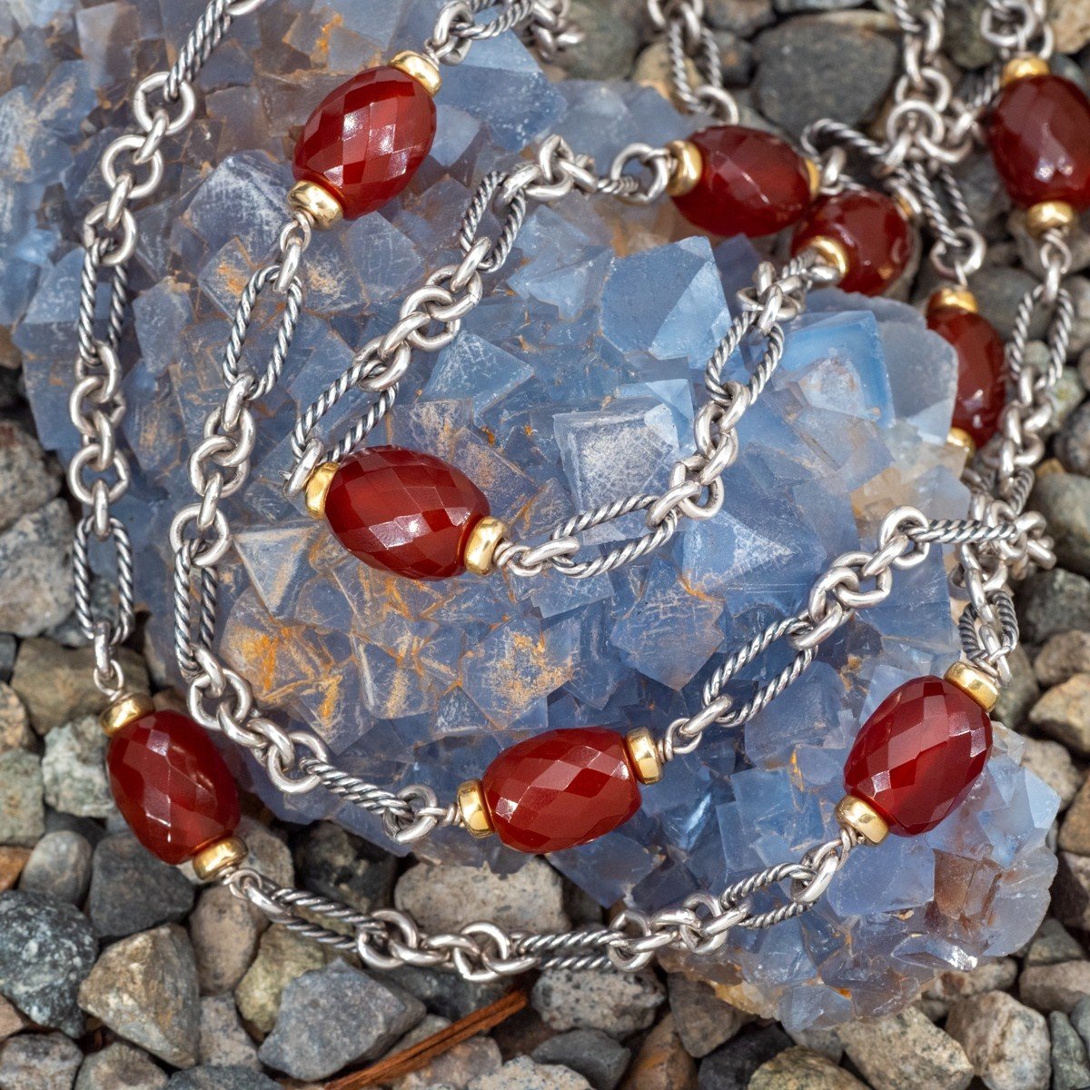 Manly Carnelian Necklace – Gem Designs by Marcia