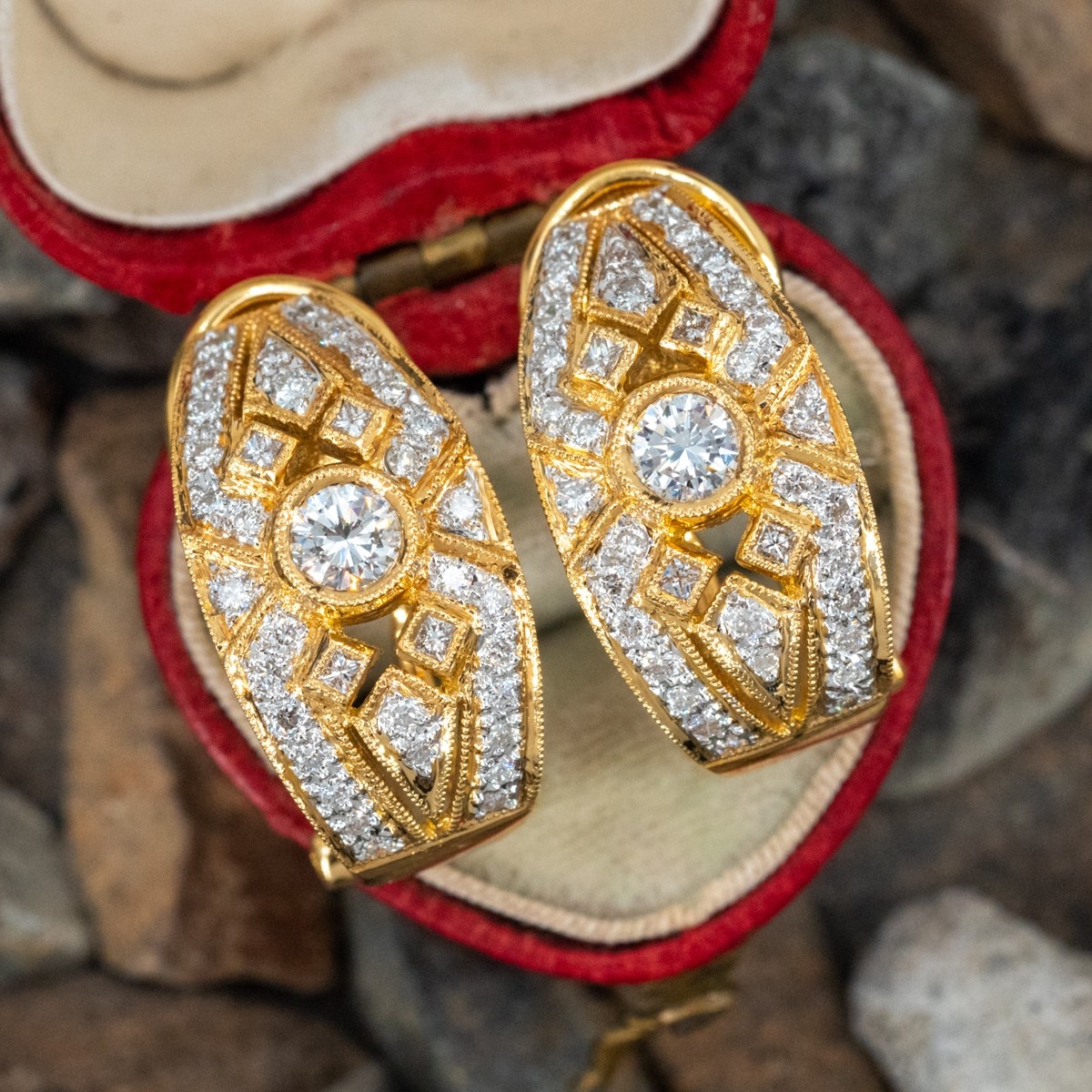 290 Diamond Hangings ideas | diamond, gold earrings designs, diamond jhumkas