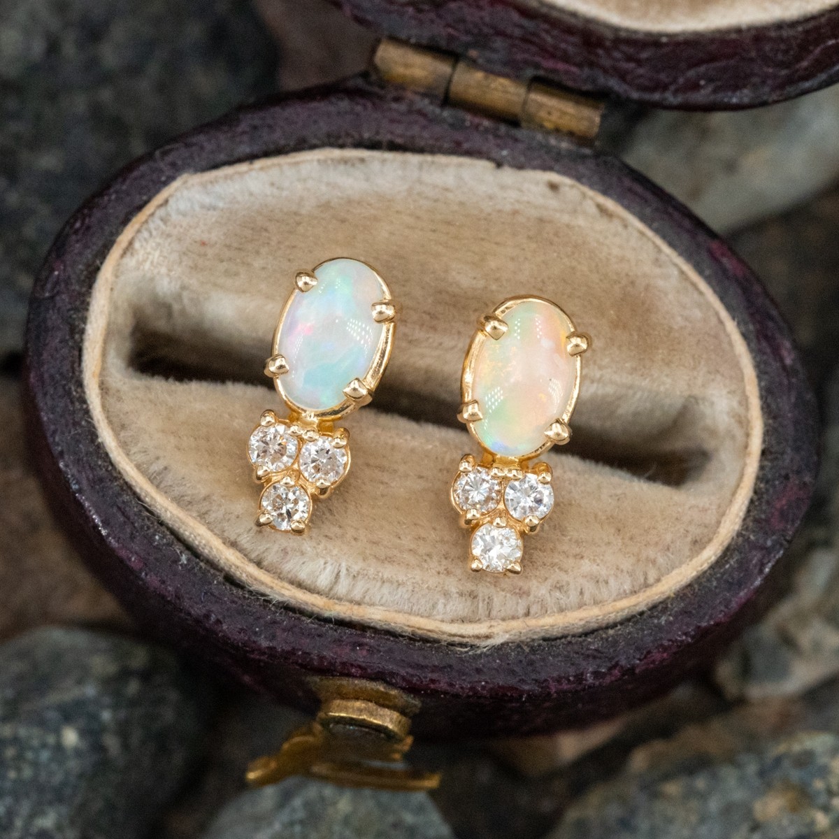Opal Earrings - Temu