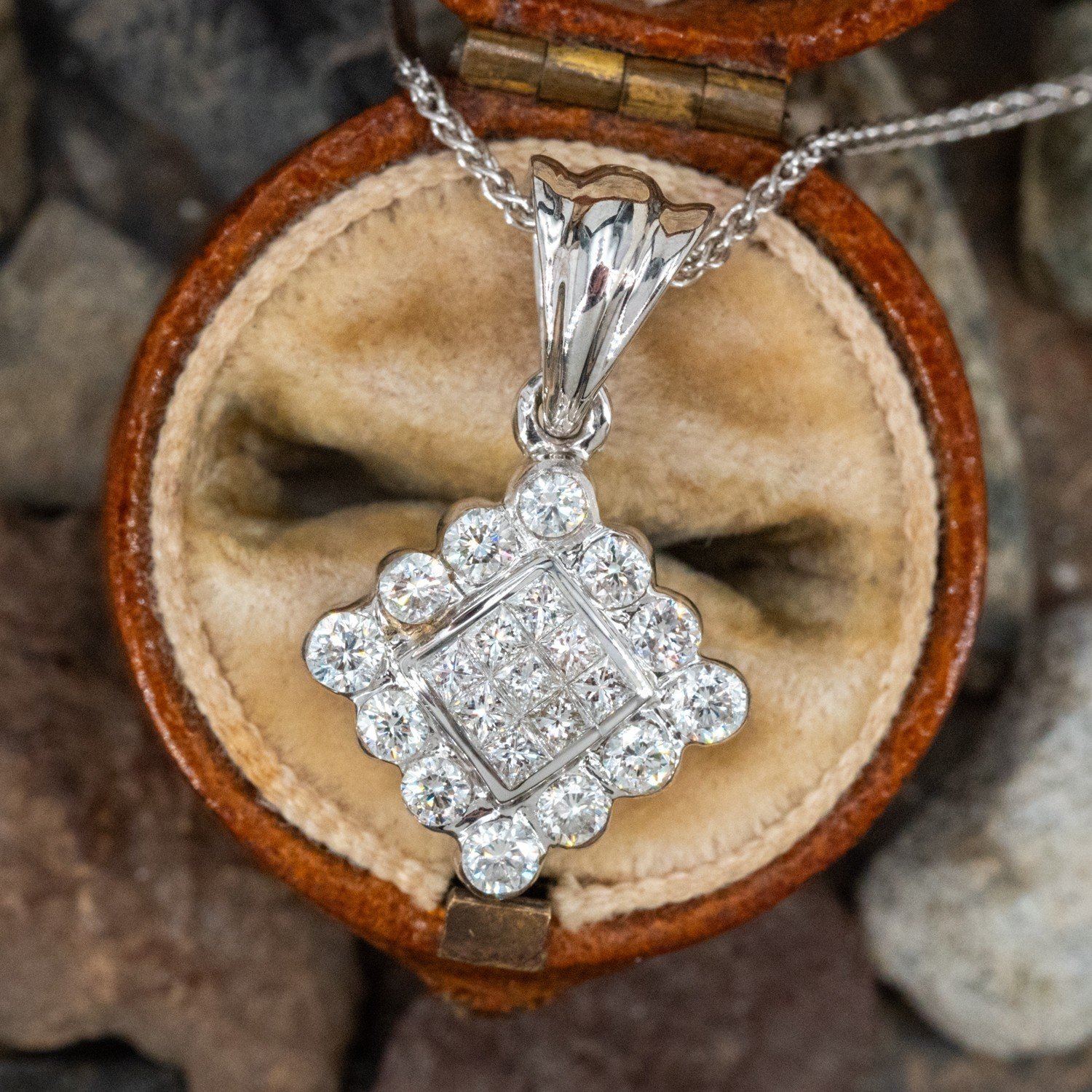 Enchanting Diamond Slider Pendant - Afrogem Jewellers