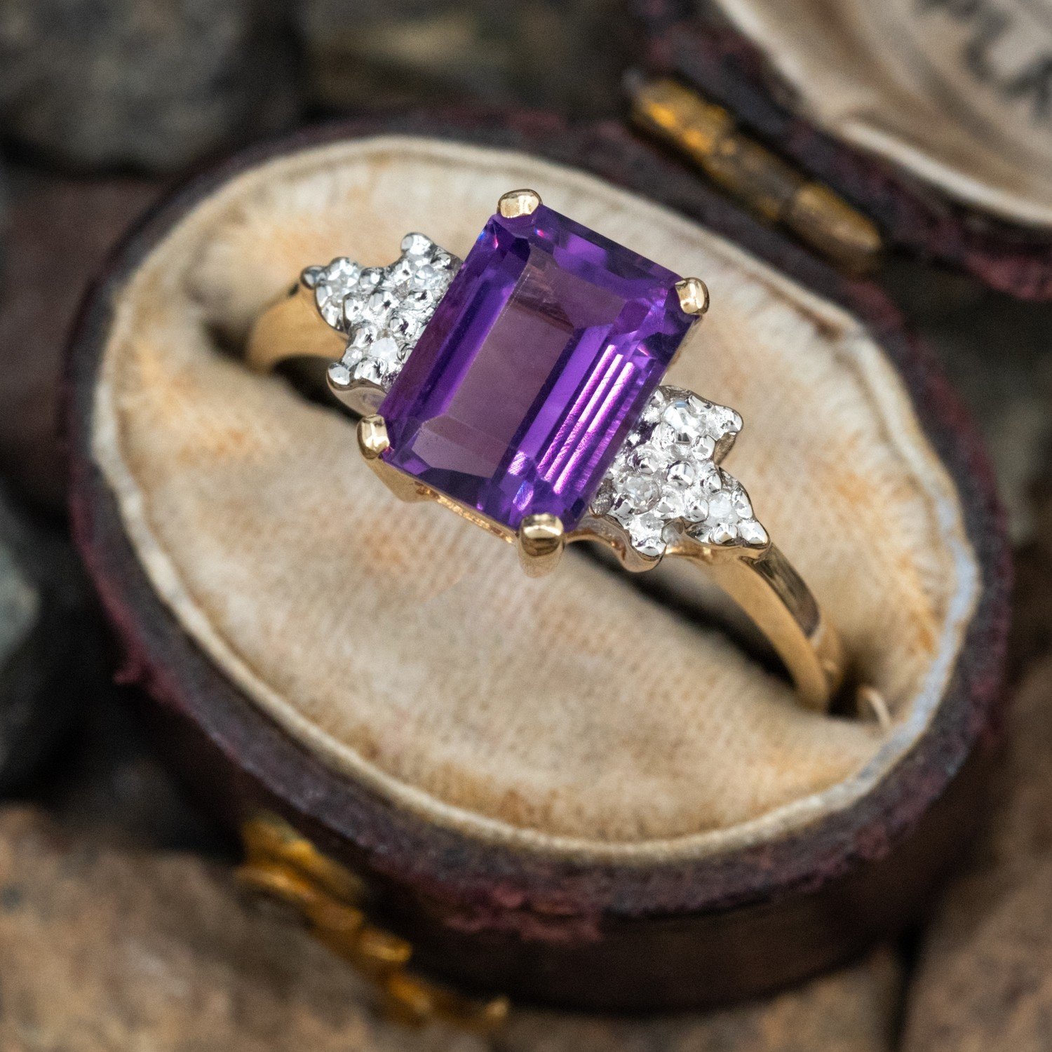 Neo Classical Amethyst Ring