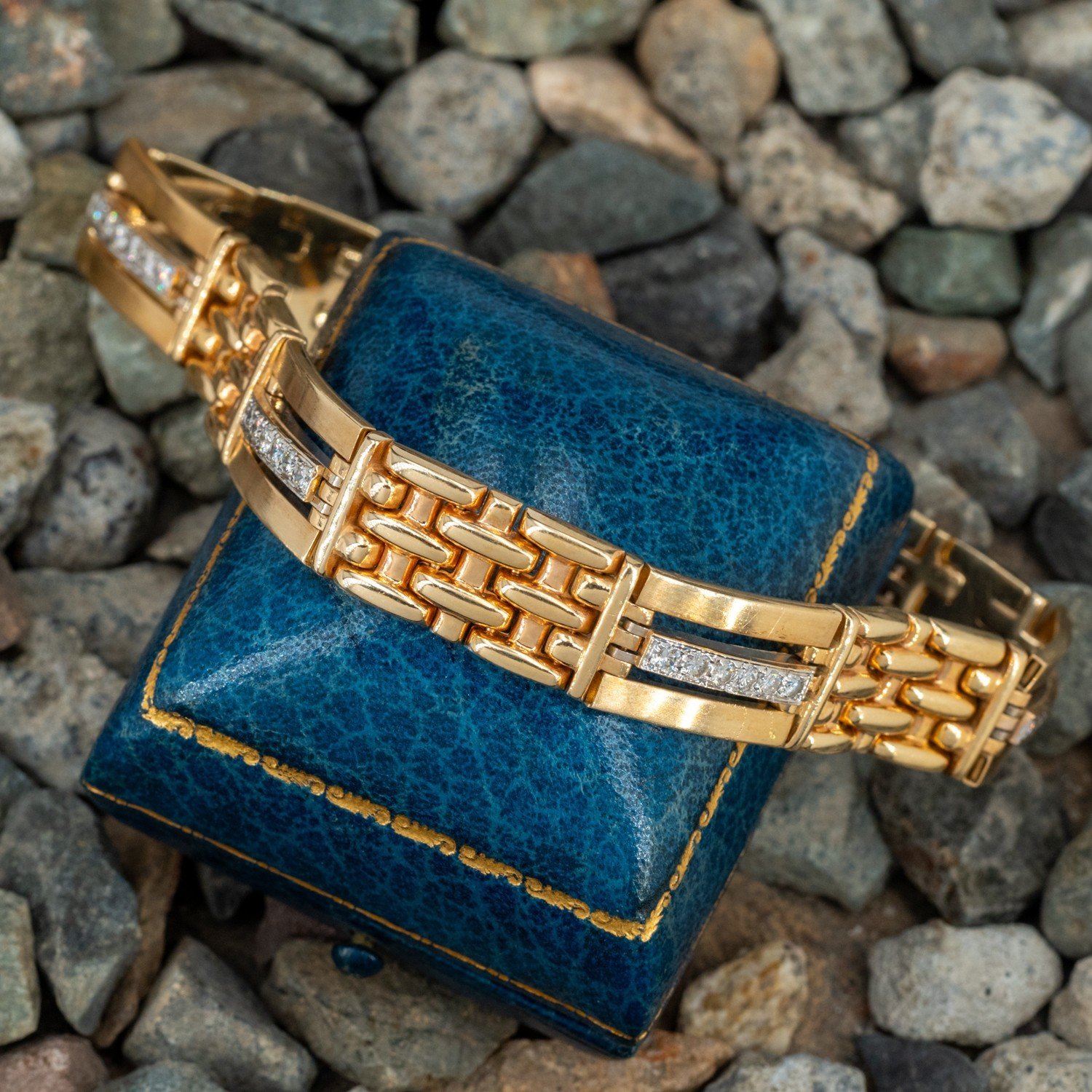 Men's Diamond Bracelet - Carré D'Or Jewellery
