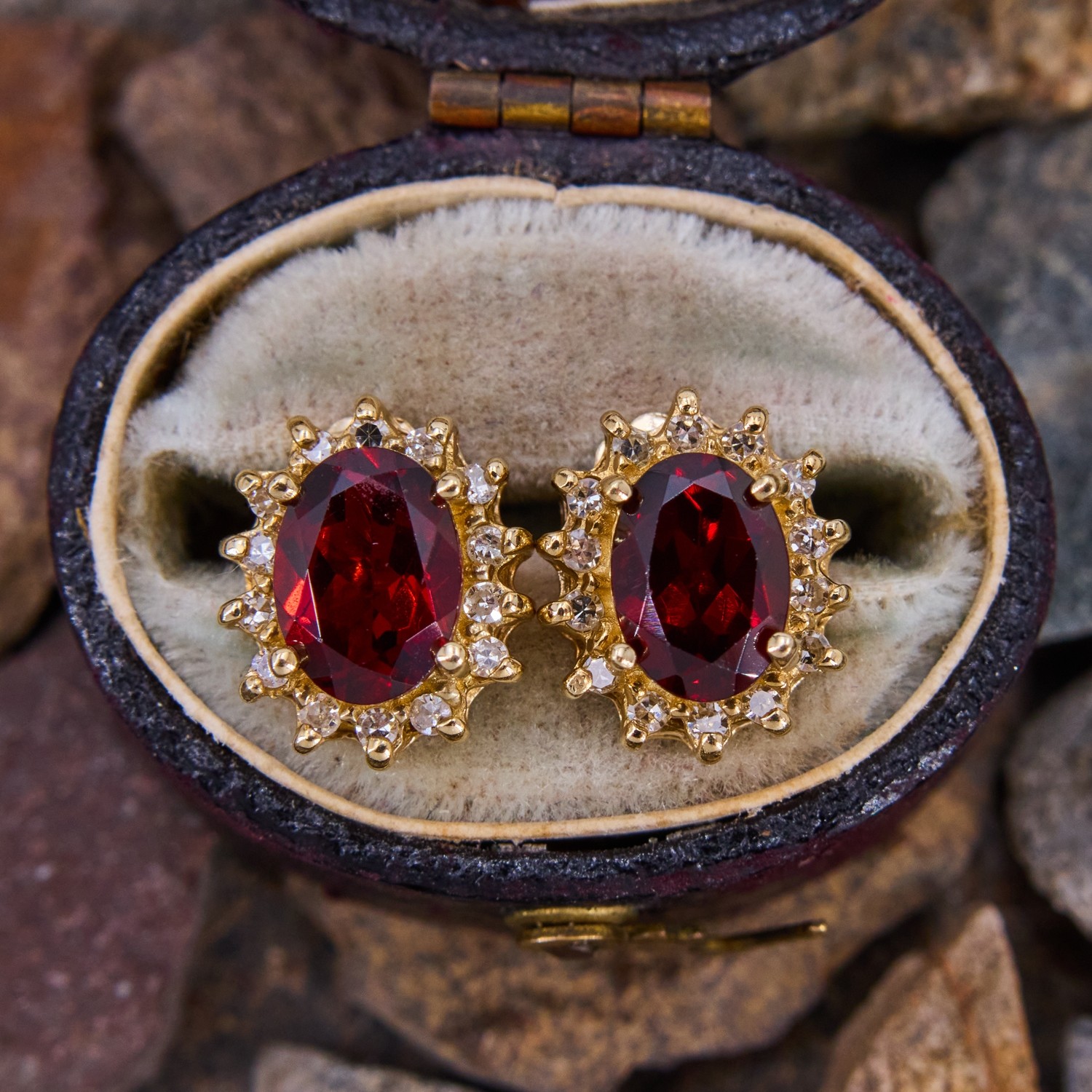 Bloomingdale's Diamond Oval Halo Stud Earrings in 14K White Gold, 0.60 ct.  t.w. - 100% Exclusive | Bloomingdale's