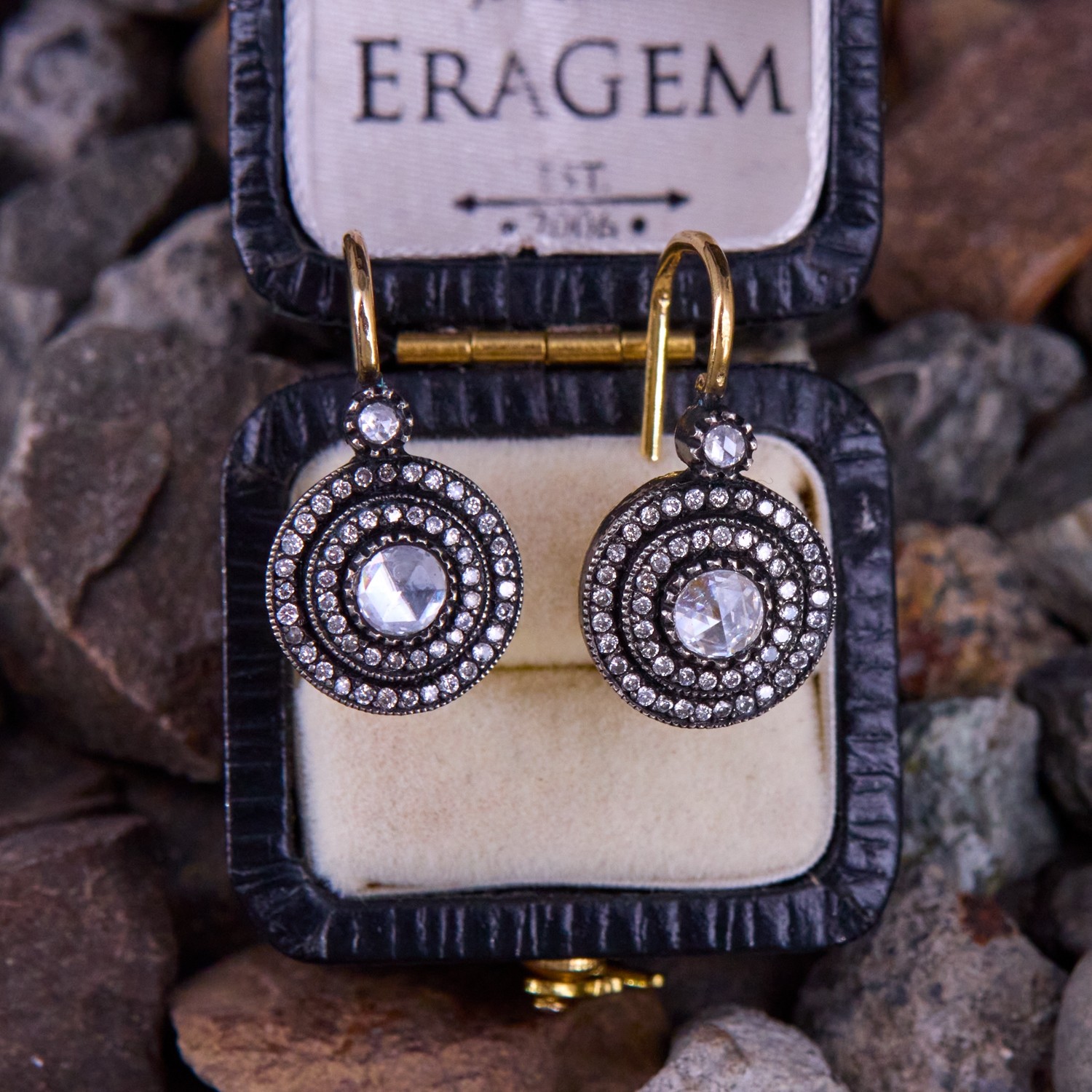 Victorian Rose Cut Diamond Emerald Earrings, 2.85ct Diamond, Silver Purity  92.5, Handmade Emerald Earrings - Etsy | Jewelry design earrings, Antique  jewelry, Antique earrings