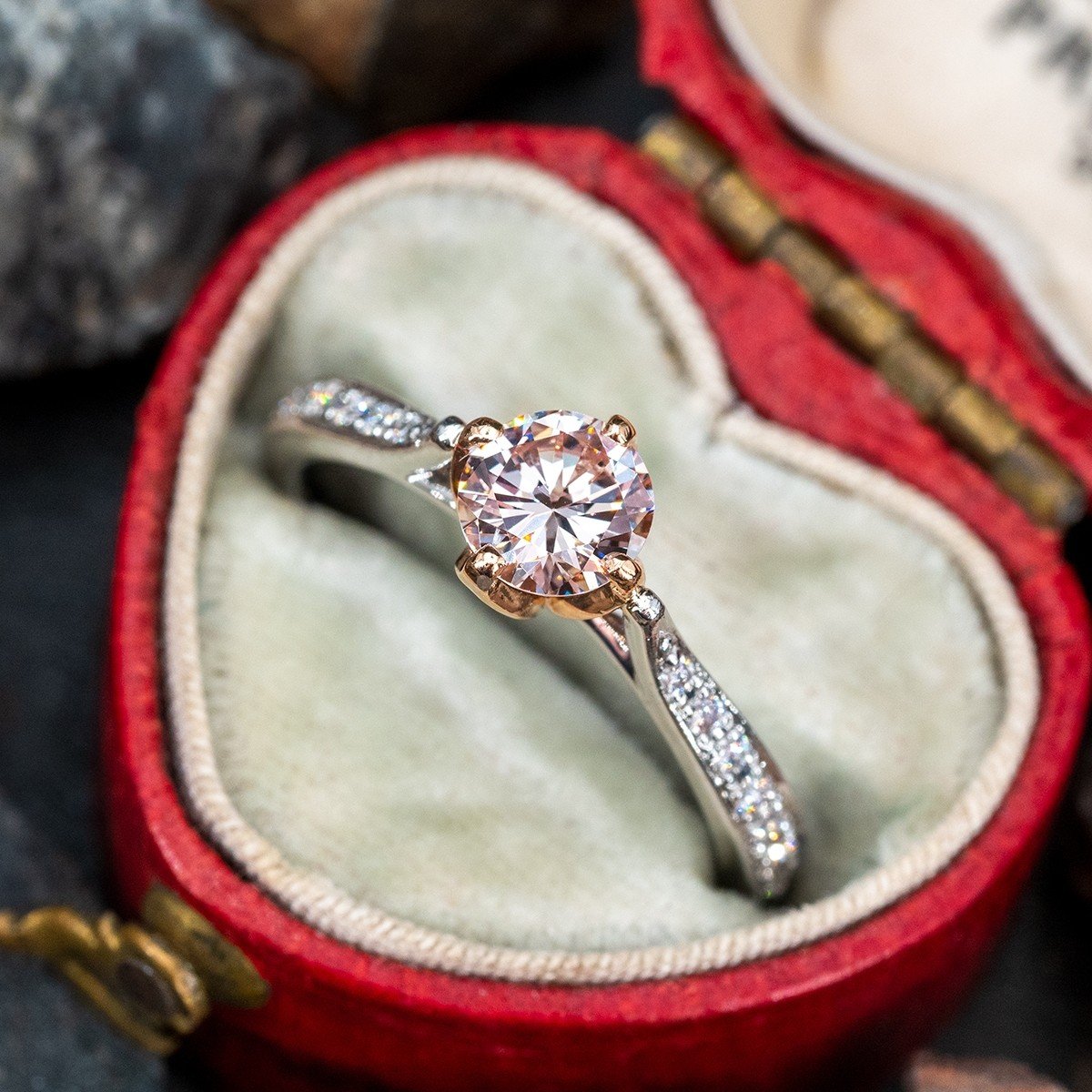 Pink Engagement Rings