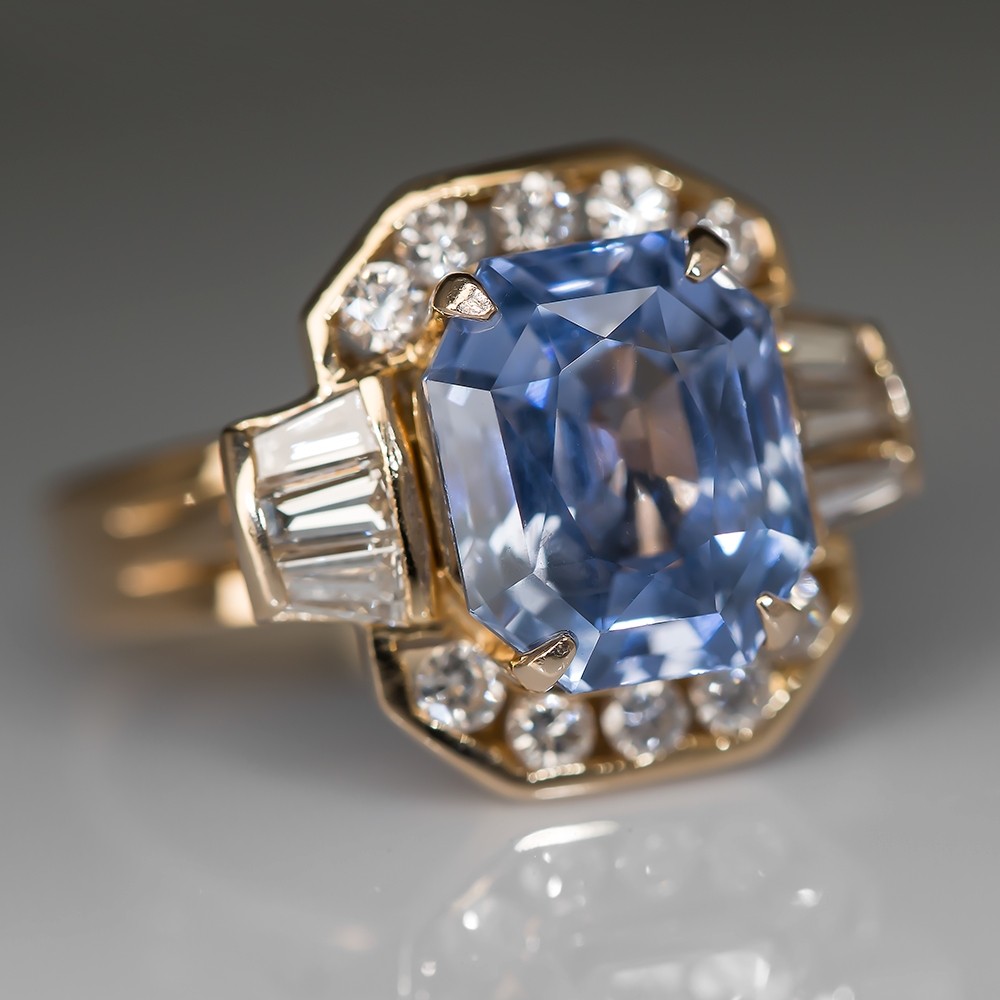 Blue Sapphire Victoire Ring – DAKOTA DELLER