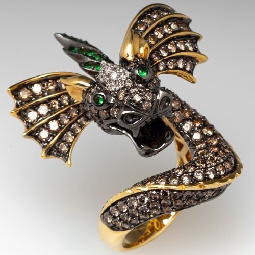 Neda Behnam Dragon Ring 18K Gold