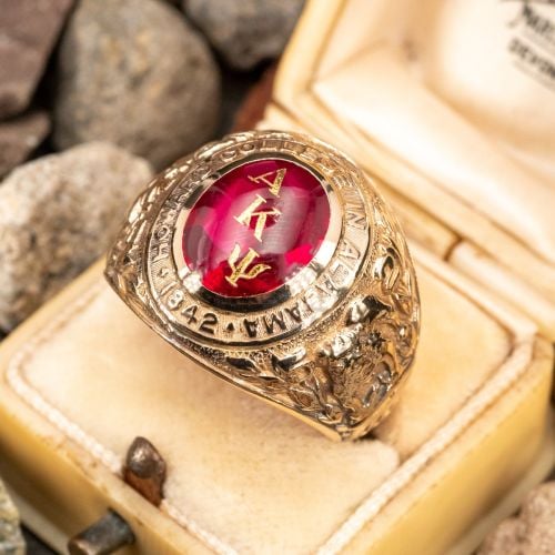 Howard College in Alabama Mens Class Ring 1952