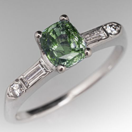 Stunning Color Change Alexandrite Engagement Ring GIA Certified