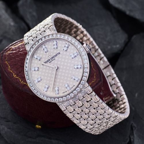 Vacheron Constantin Diamond Watch 18K White Gold