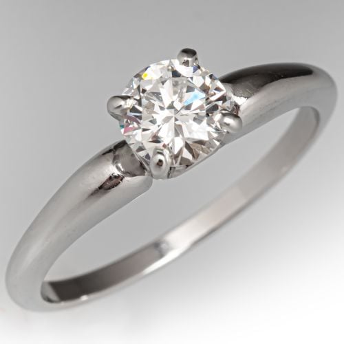 Valentine's Day Giveaway - Vintage Orange Blossom Diamond Ring Platinum