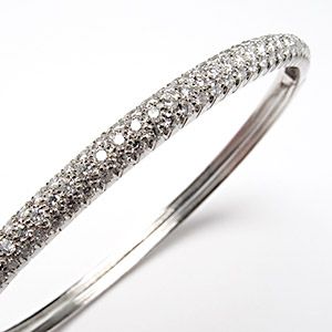 Diamond Bangle Bracelet - to Benefit 2014 MEDINA PTA AUCTION