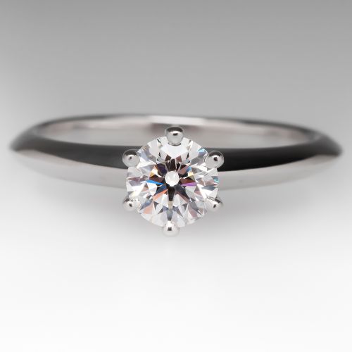Tiffany & Co. Solitaire .44 Carat F / VVS1 Diamond Ring