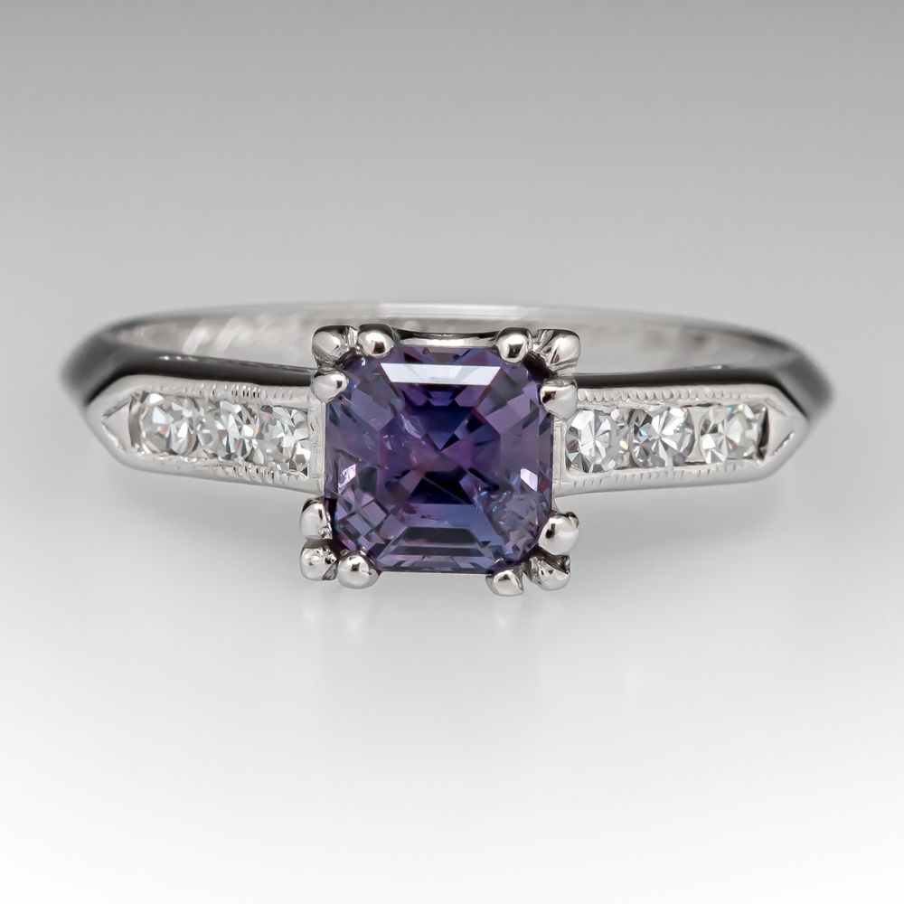 Saphir Naturel Bleu-violet Du Montana 47,25 Carats - Certifié AGL - Effet Astérisme