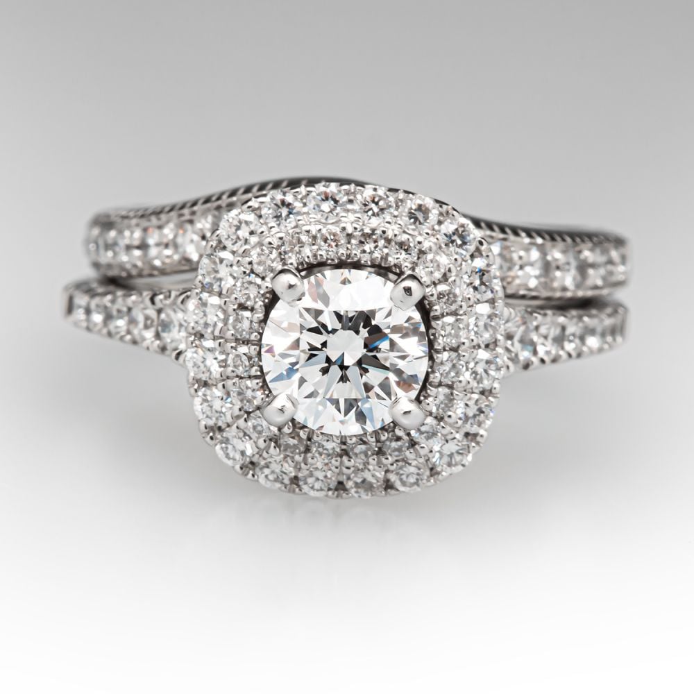 thumbnail image 2 of 0.25 Carat Natural Diamond Milgrain Wedding Band Ring 10k White Gold Sizeable 2 of 6