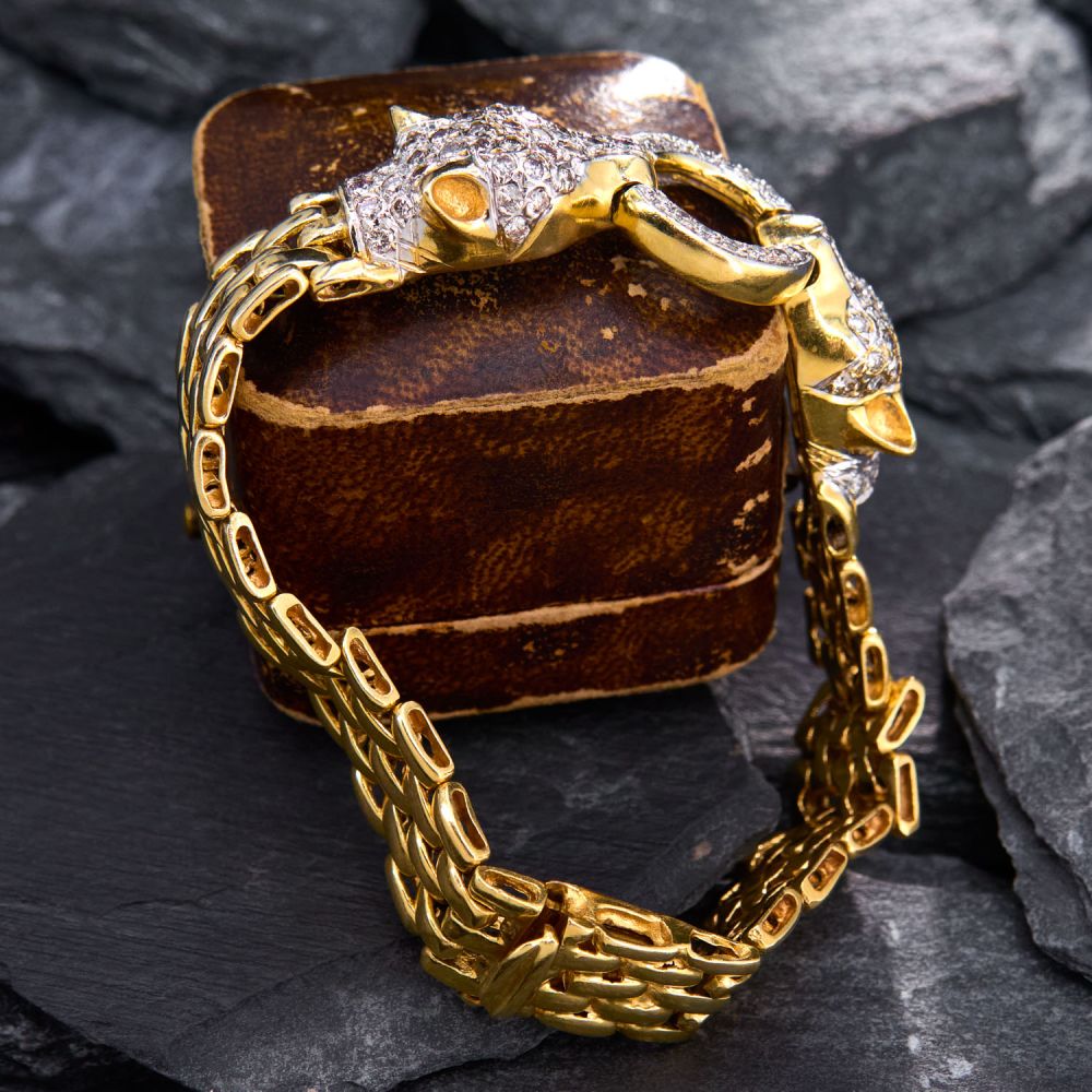 Bracelet Panthère Plaqué Or Réminiscence - Neuf Sans Emballage
